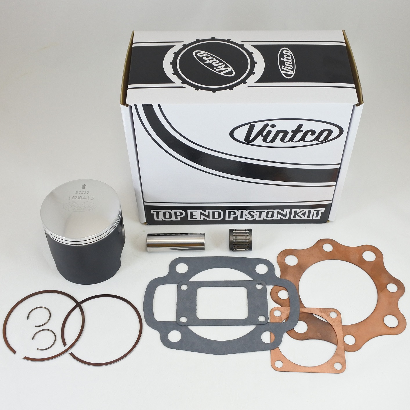 TOP END PISTON KIT 73-74 HONDA CR 250 71.5mm 1.5mm OVER VINTCO KTH06-1.5 thumbnail 2