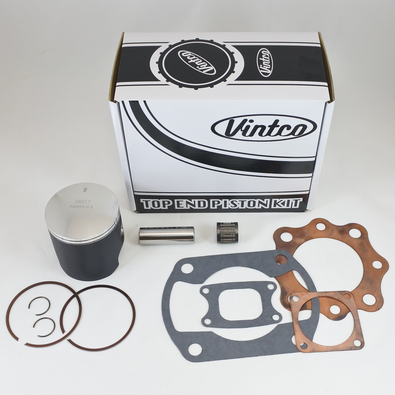 TOP END PISTON KIT 75-76 HONDA CR 250 70.5mm 0.5mm OVER VINTCO KTH07-0.5 thumbnail 2