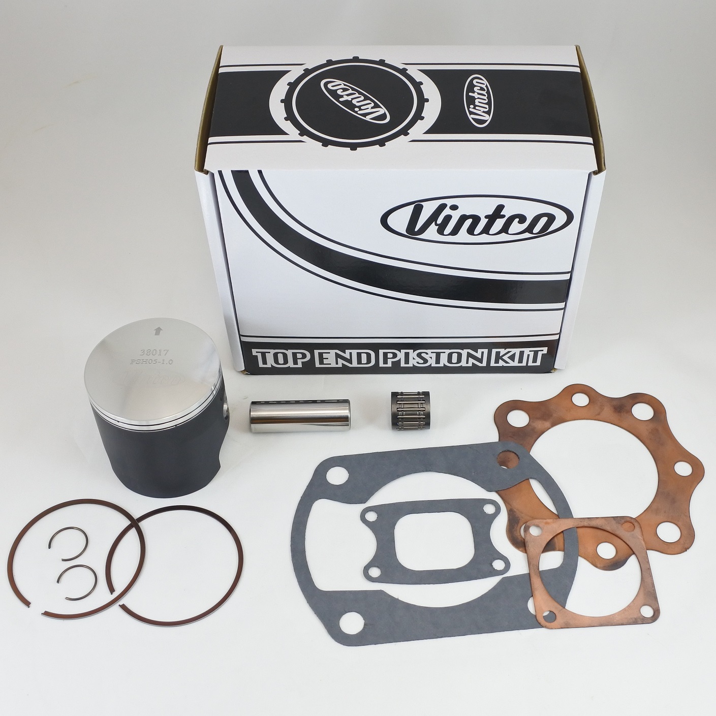 TOP END PISTON KIT 75-76 HONDA CR 250 71.0mm 1.0mm OVER VINTCO KTH07-1.0 thumbnail 2