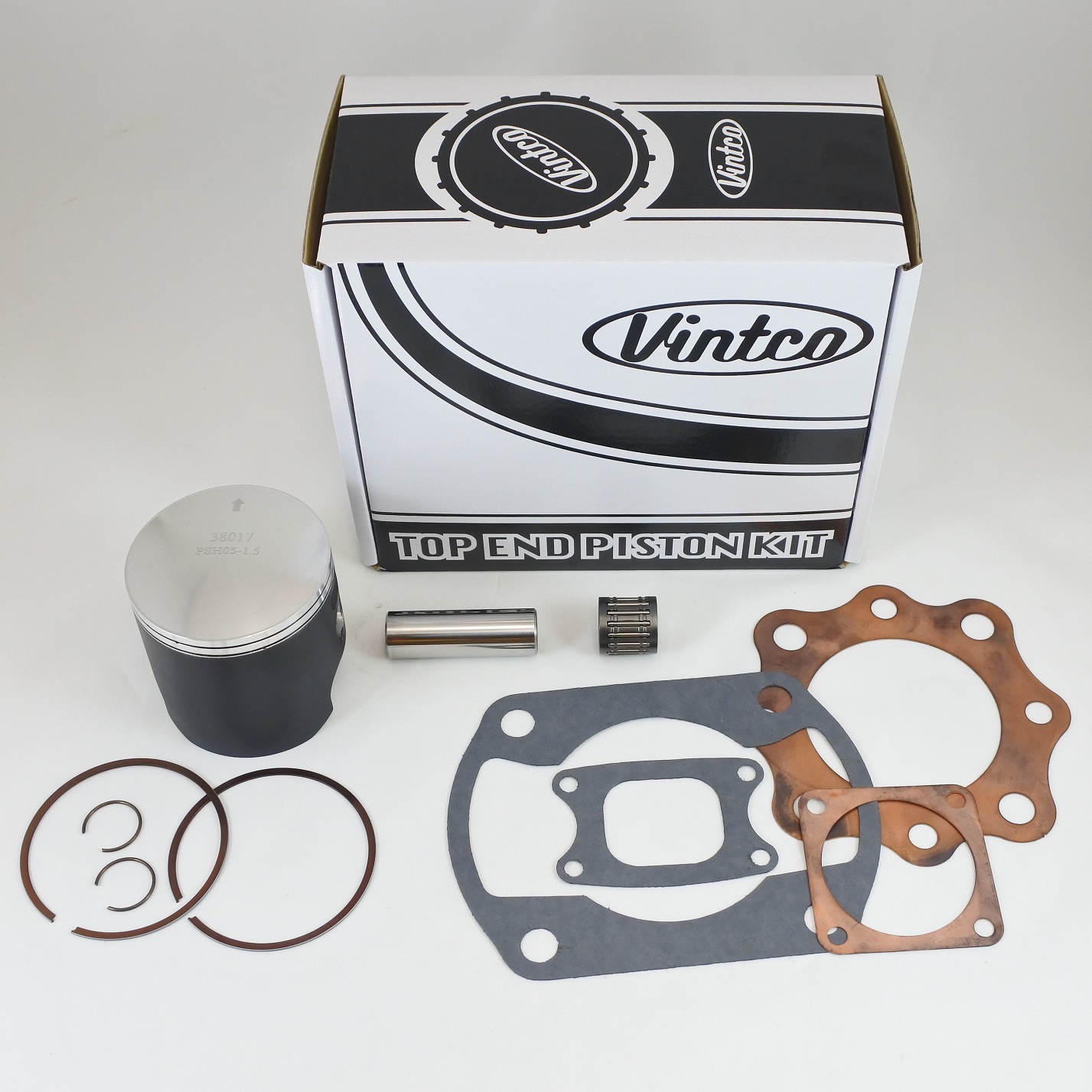 TOP END PISTON KIT 75-76 HONDA CR 250 71.5mm 1.5mm OVER VINTCO KTH07-1.5 thumbnail 2