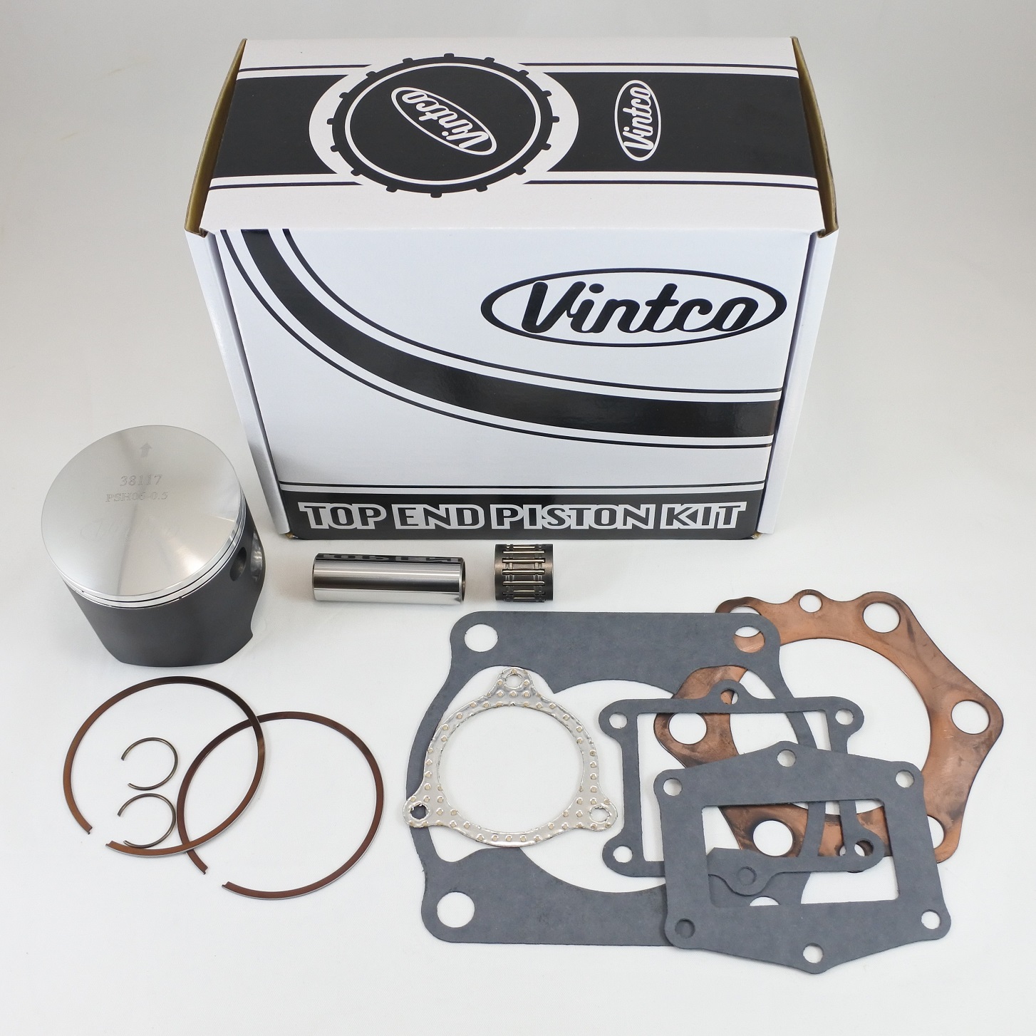 TOP END PISTON KIT 78-80 HONDA CR 250 70.5mm 0.5mm OVER VINTCO KTH08-0.5 thumbnail 2