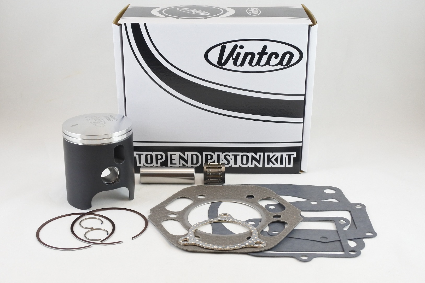 TOP END PISTON KIT 81-82 HONDA CR 250 66.5mm 0.5mm OVER VINTCO KTH09-0.5 image 1
