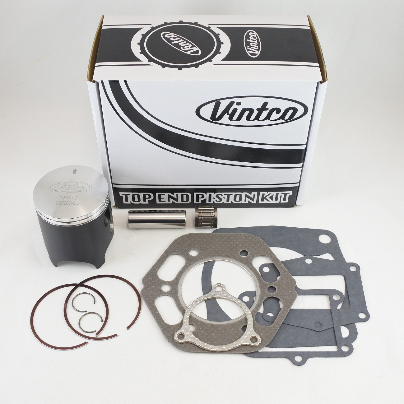 TOP END PISTON KIT 81-82 HONDA CR 250 66.5mm 0.5mm OVER VINTCO KTH09-0.5 thumbnail 2