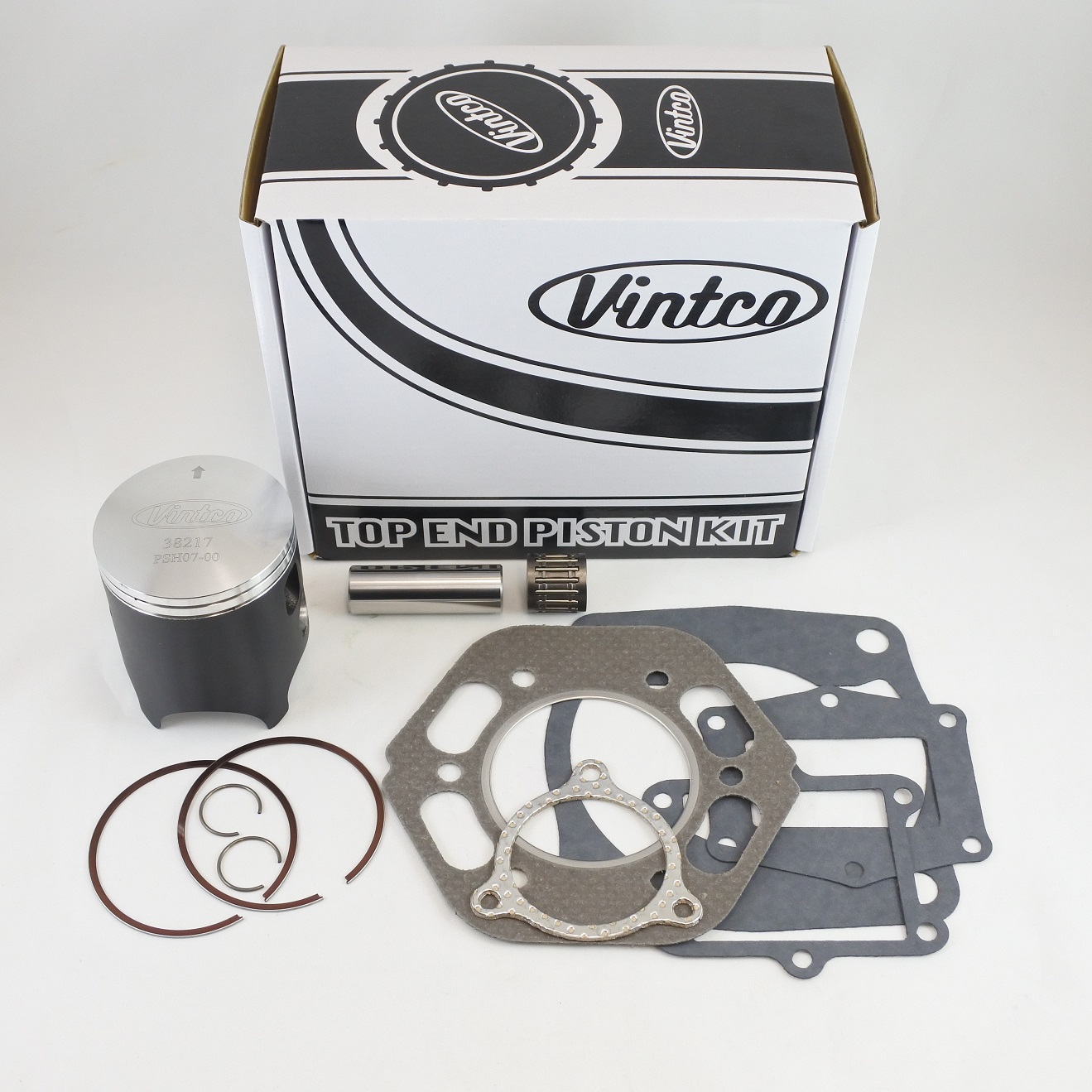 TOP END PISTON KIT 81-82 HONDA CR 250 66.0mm STANDARD VINTCO KTH09-00 thumbnail 2