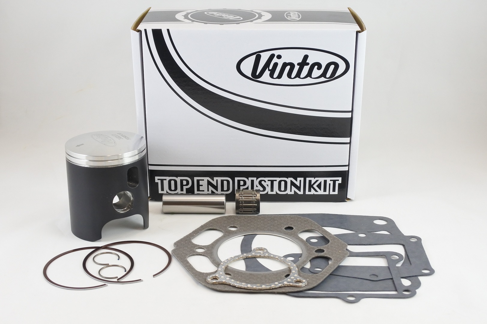 TOP END PISTON KIT 81-82 HONDA CR 250 67.0mm 1.0mm OVER VINTCO KTH09-1.0 image 1