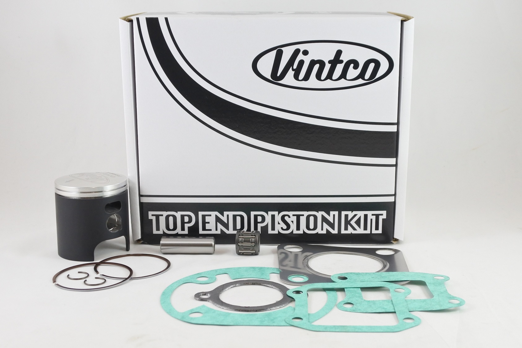 TOP END PISTON KIT 80-81 HONDA CR R 80 50.0mm +0.5mm OVER VINTCO KTH10-0.5 image 1