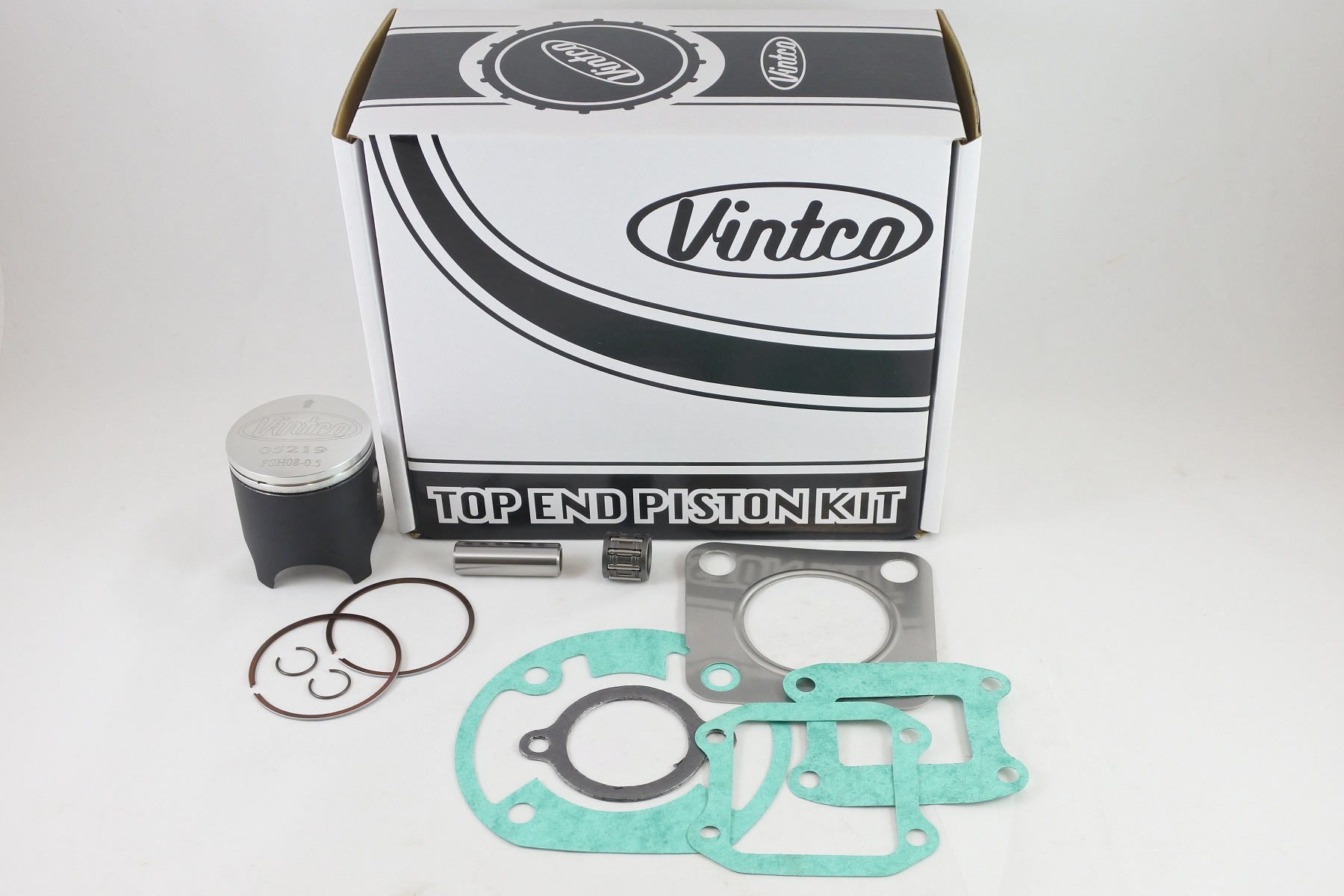 TOP END PISTON KIT 80-81 HONDA CR R 80 50.0mm +0.5mm OVER VINTCO KTH10-0.5 thumbnail 2