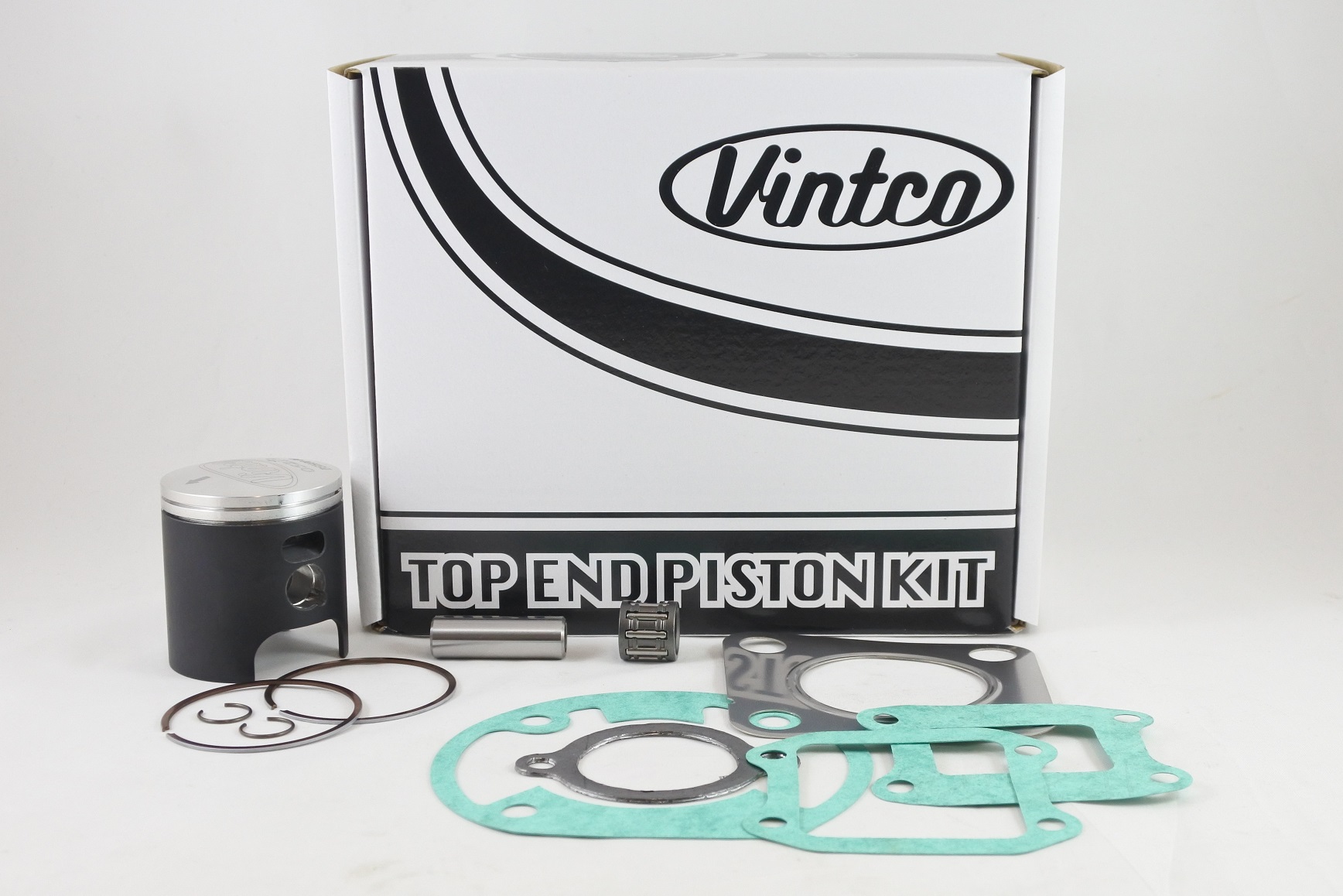 TOP END PISTON KIT 80-81 HONDA CR R 80 49.5mm STANDARD VINTCO KTH10-00 image 1