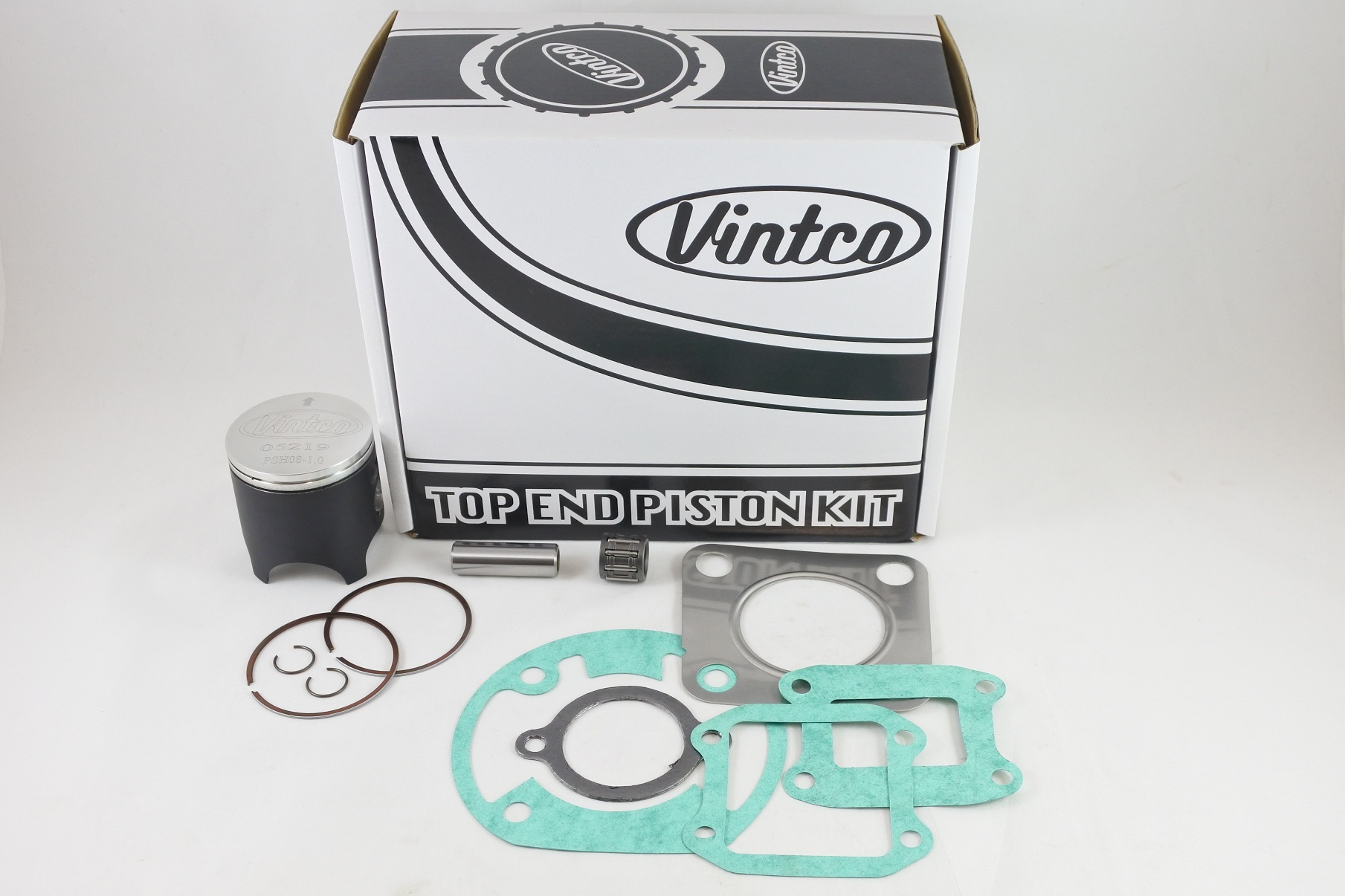 TOP END PISTON KIT 80-81 HONDA CR R 80 50.5mm 1.0mm OVER VINTCO KTH10-1.0 thumbnail 2
