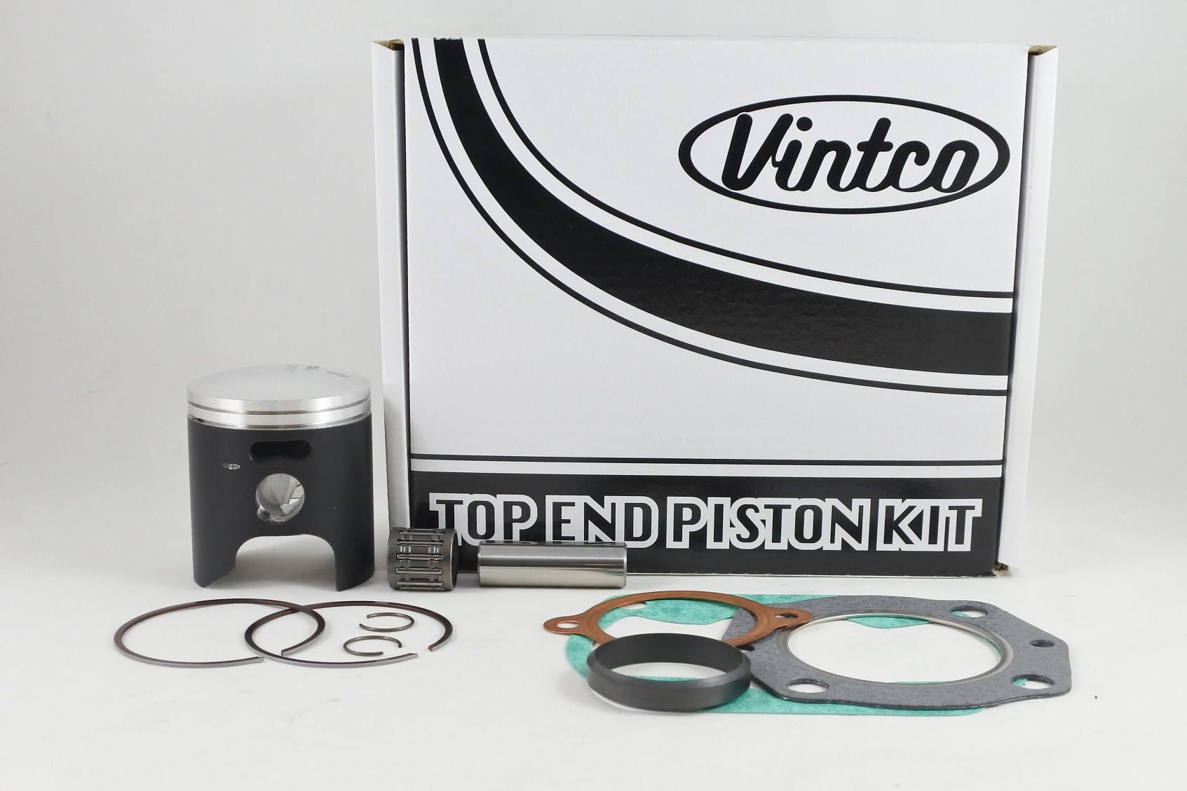 TOP END PISTON KIT 74-76 HONDA MT 125 0.5mm OVER VINTCO KTH11-0.5 image 1