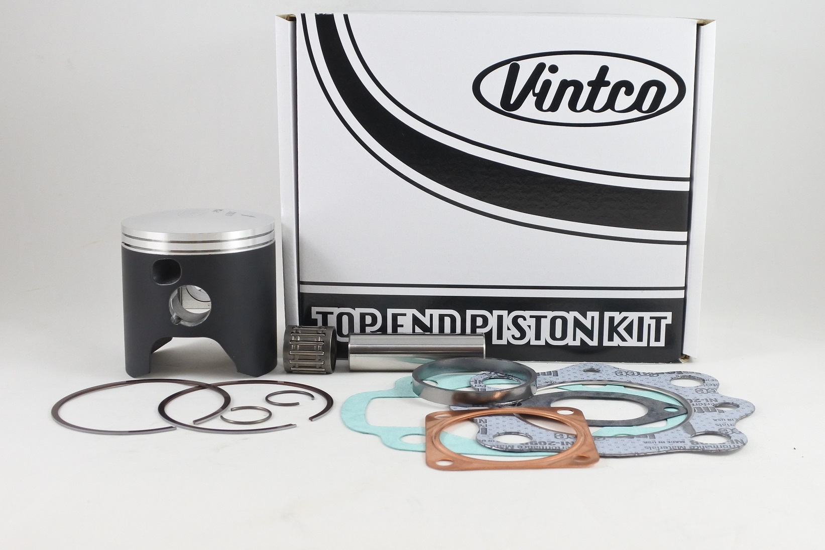 TOP END PISTON KIT 74-84 HONDA FL MT 250 +0.50MM OVER VINTCO KTH12-0.5 image 1