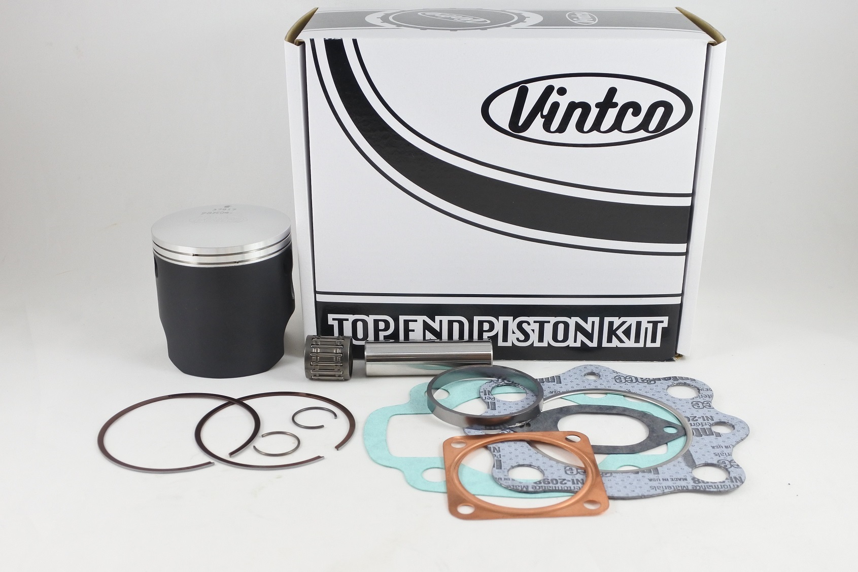 TOP END PISTON KIT 74-84 HONDA MT FL 250 +1.5MM OVER VINTCO KTH12-1.5 thumbnail 2