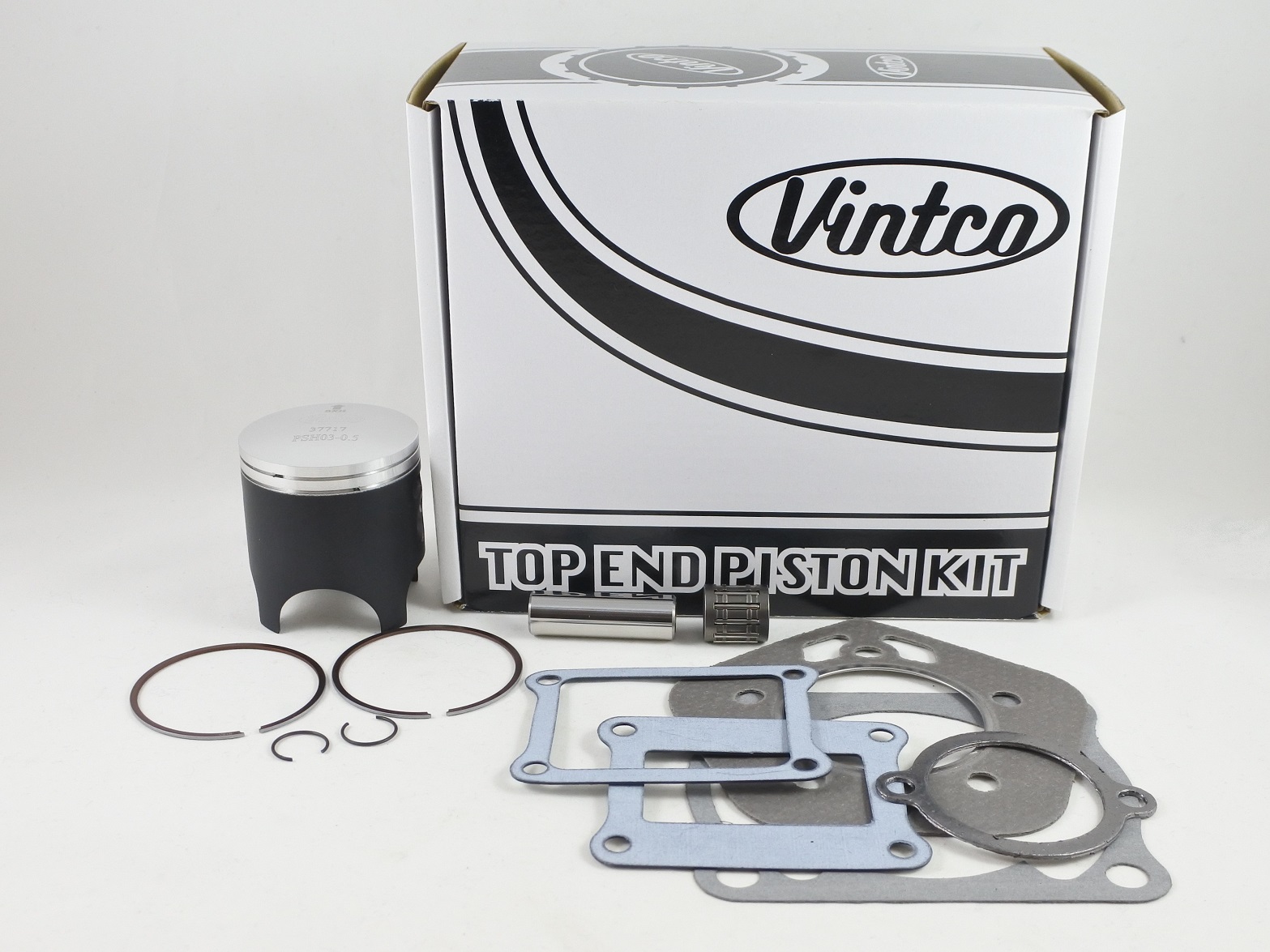 TOP END PISTON KIT 82-82 HONDA CR 125 56.0mm 0.5mm OVER VINTCO KTH13-0.5 thumbnail 2