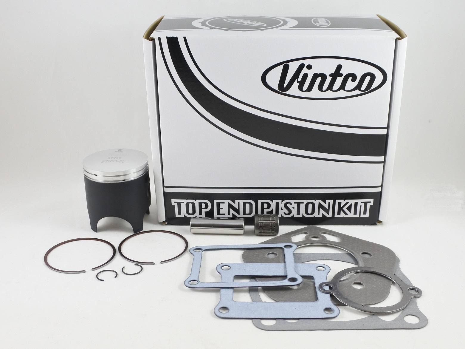 TOP END PISTON KIT 82-82 HONDA CR 125 55.5mm STANDARD VINTCO KTH13-00 thumbnail 2