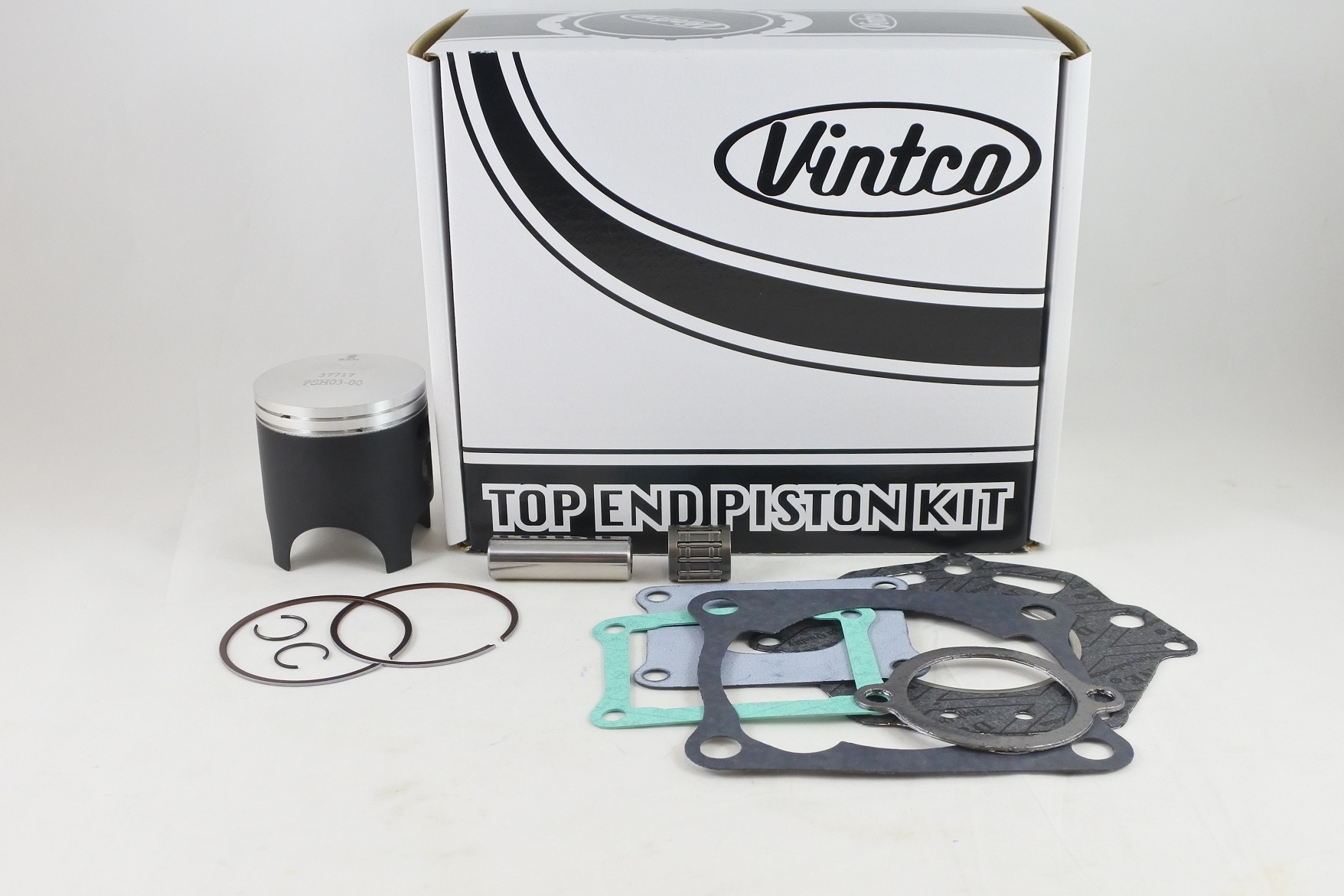 TOP END PISTON KIT 83-83 HONDA CR 125 55.5mm STANDARD VINTCO KTH14-00 thumbnail 2