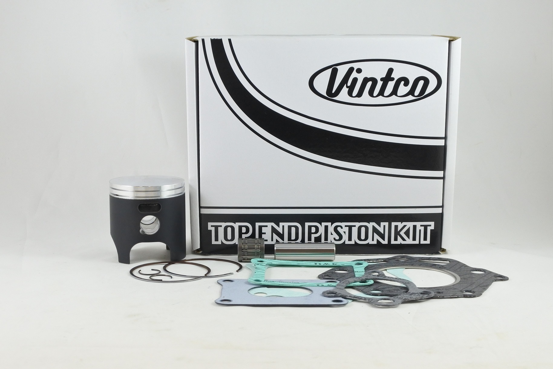 TOP END PISTON KIT 84-84 HONDA CR 125 57mm 1.5mm OVER VINTCO KTH15-1.5 image 1