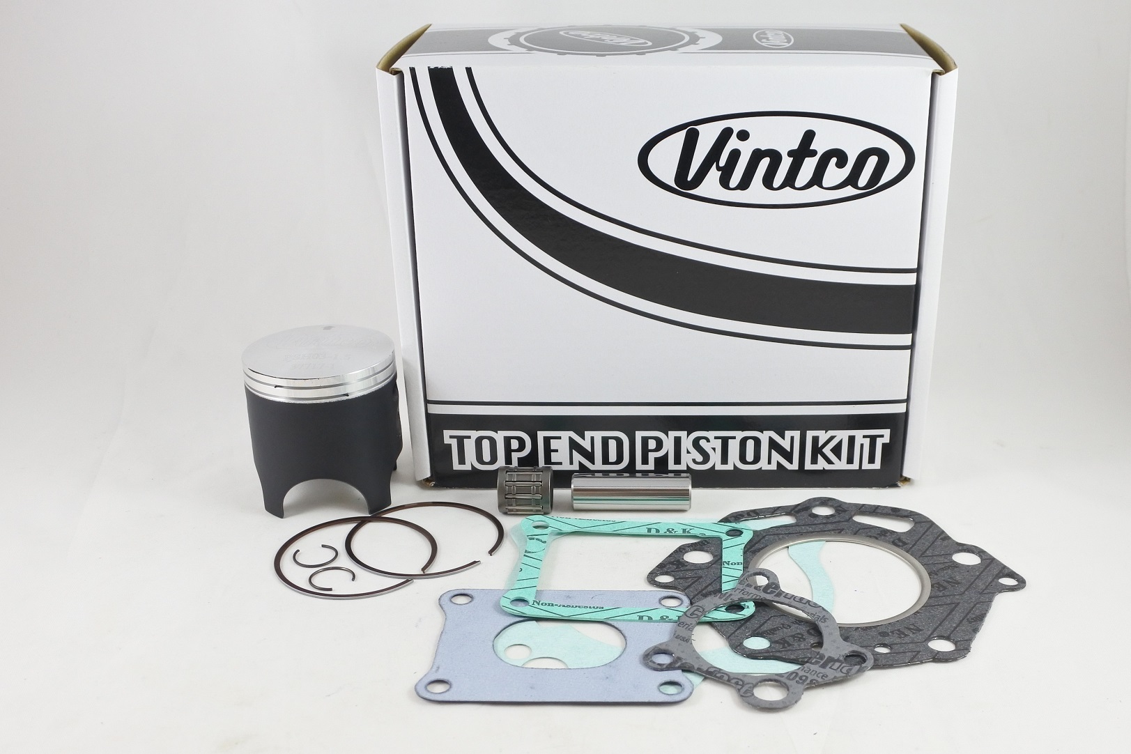 TOP END PISTON KIT 84-84 HONDA CR 125 57mm 1.5mm OVER VINTCO KTH15-1.5 thumbnail 2