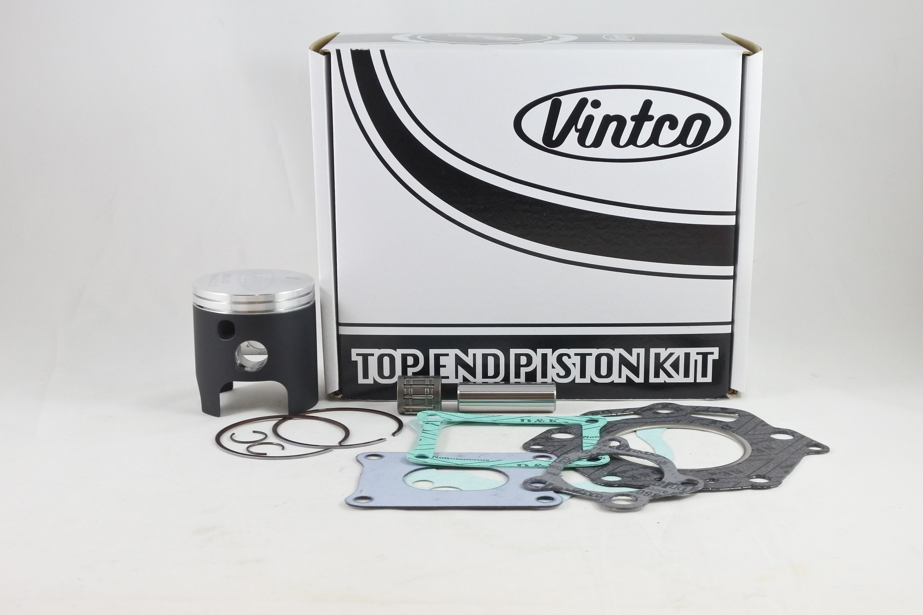 TOP END PISTON KIT 85-85 HONDA CR 125 55.5mm 1.5mm OVER VINTCO KTH16-1.5 image 1