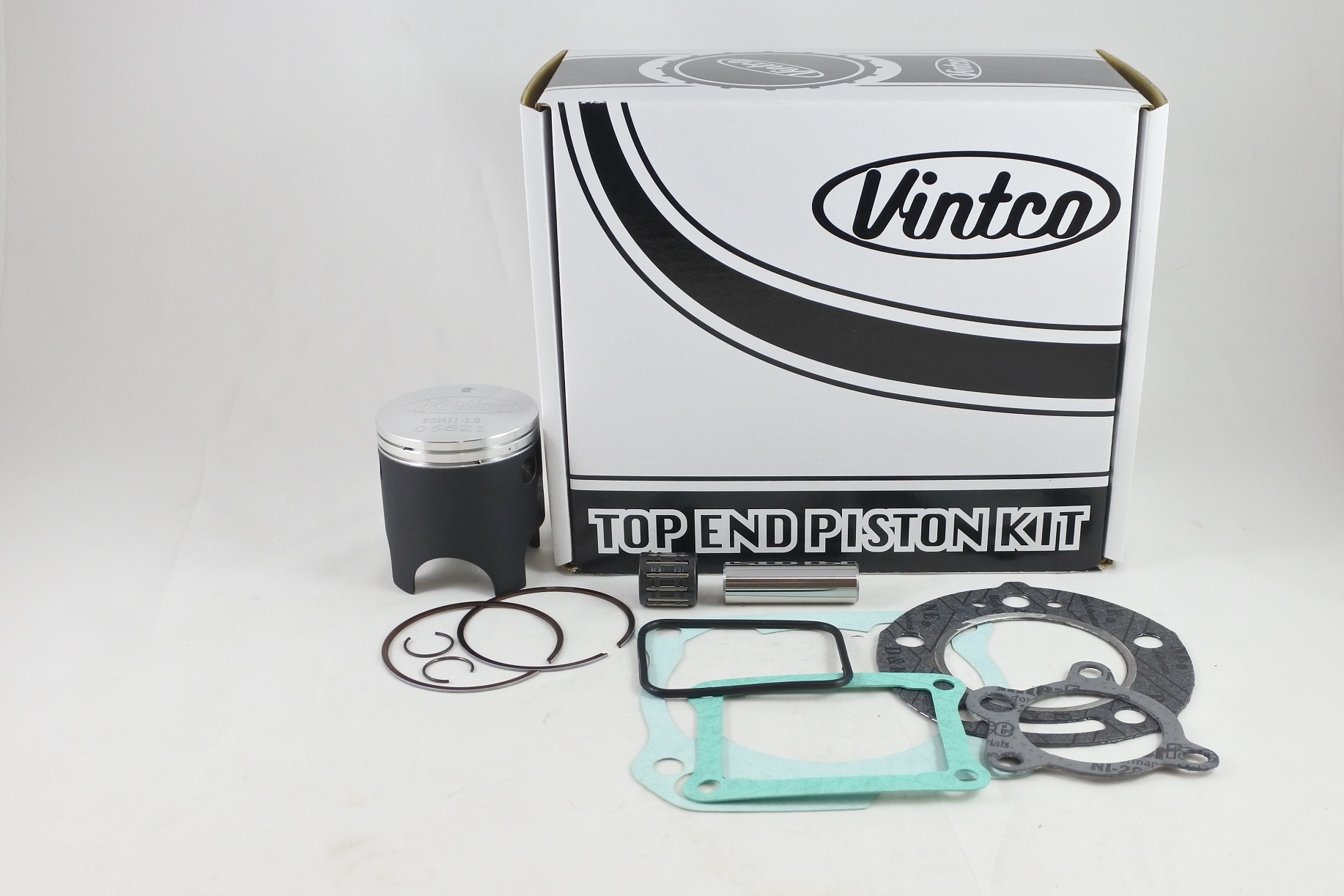 TOP END PISTON KIT 86-86 HONDA CR 125 55MM 1.0MM OVER VINTCO KTH17-1.0 thumbnail 2