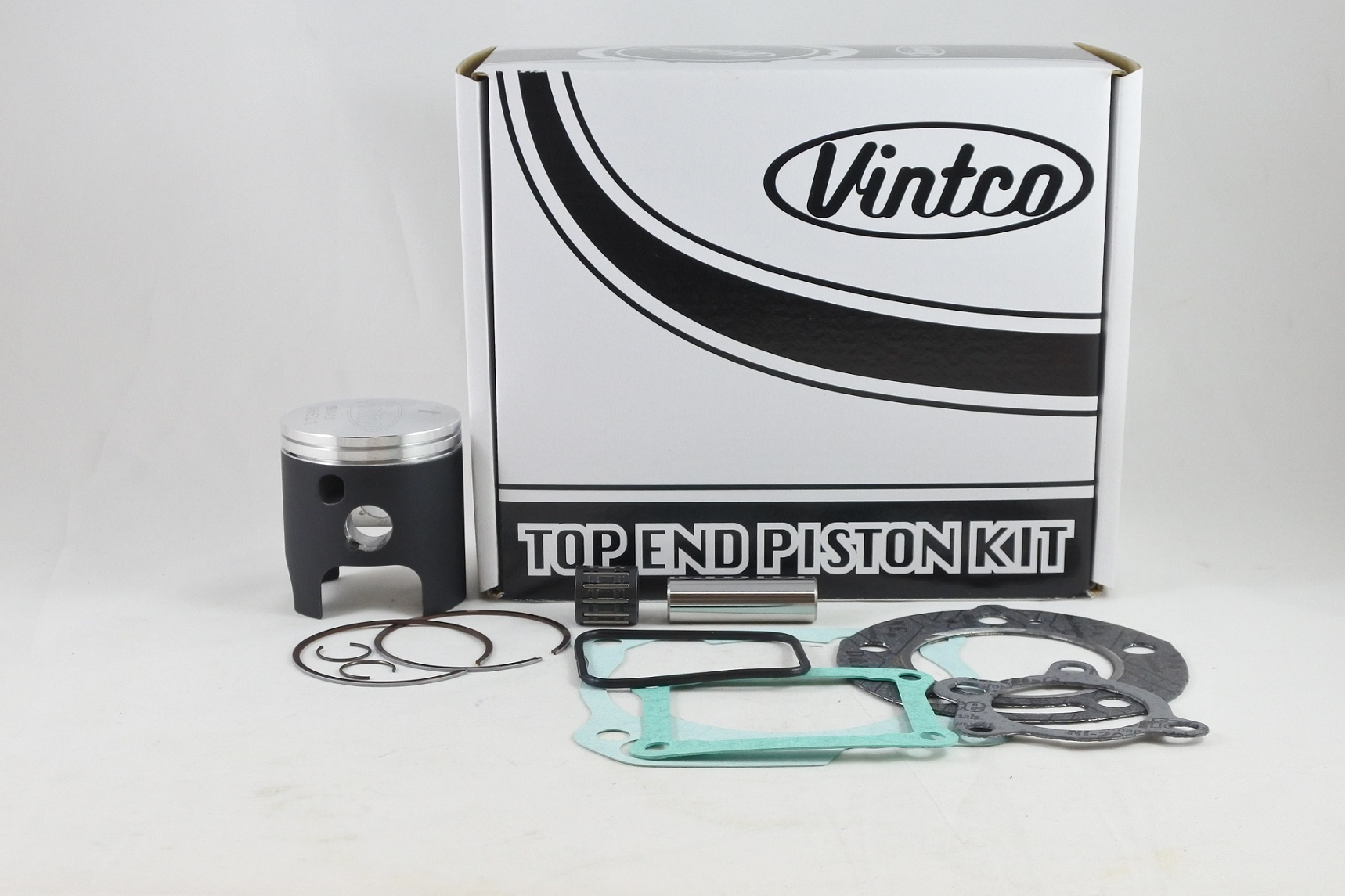 TOP END PISTON KIT 86-86 HONDA CR 125 55.5mm 1.5mm OVER VINTCO KTH17-1.5 image 1