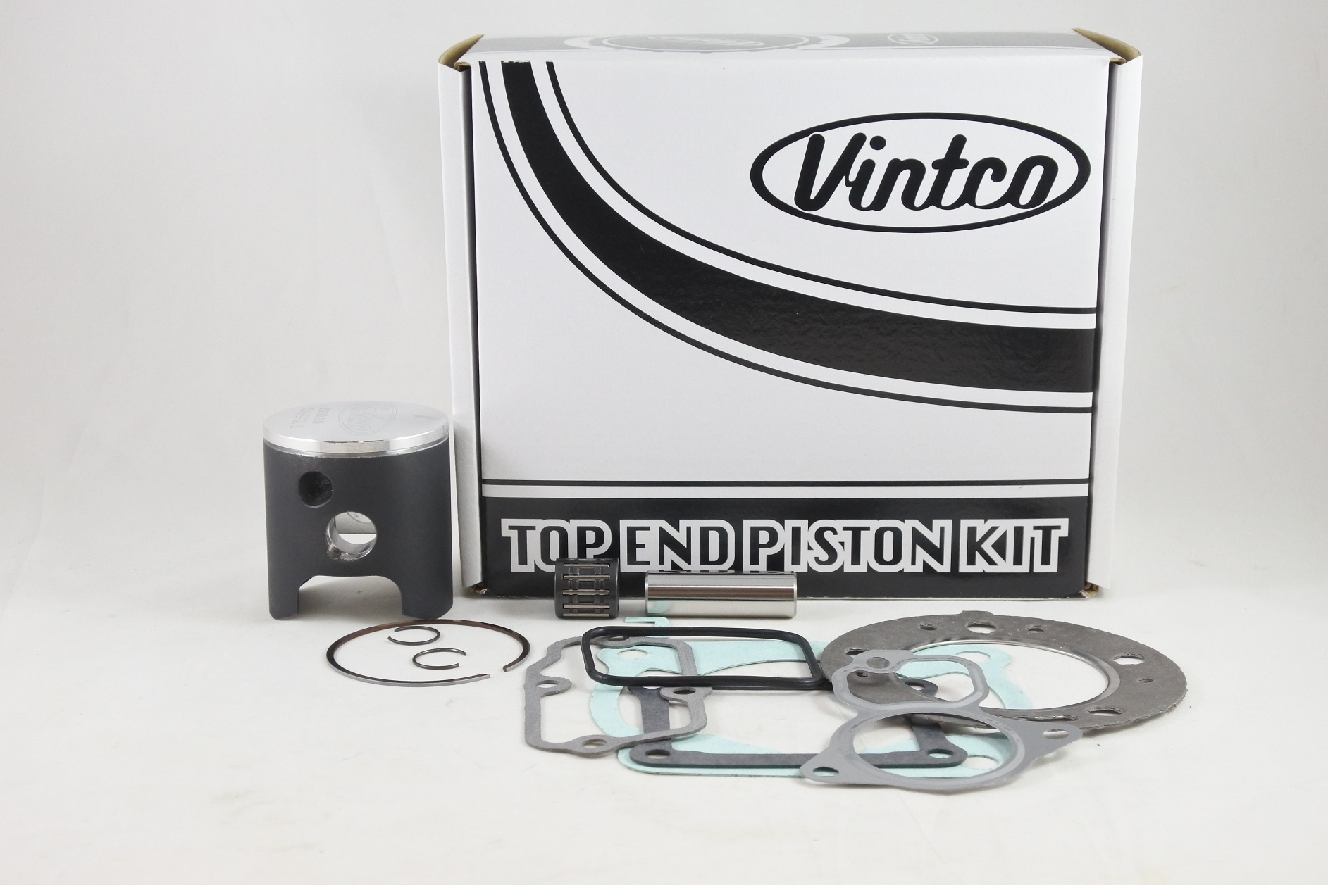 TOP END PISTON KIT 87-87 HONDA CR 125 55mm 1.0mm OVER VINTCO KTH18-1.0 image 1