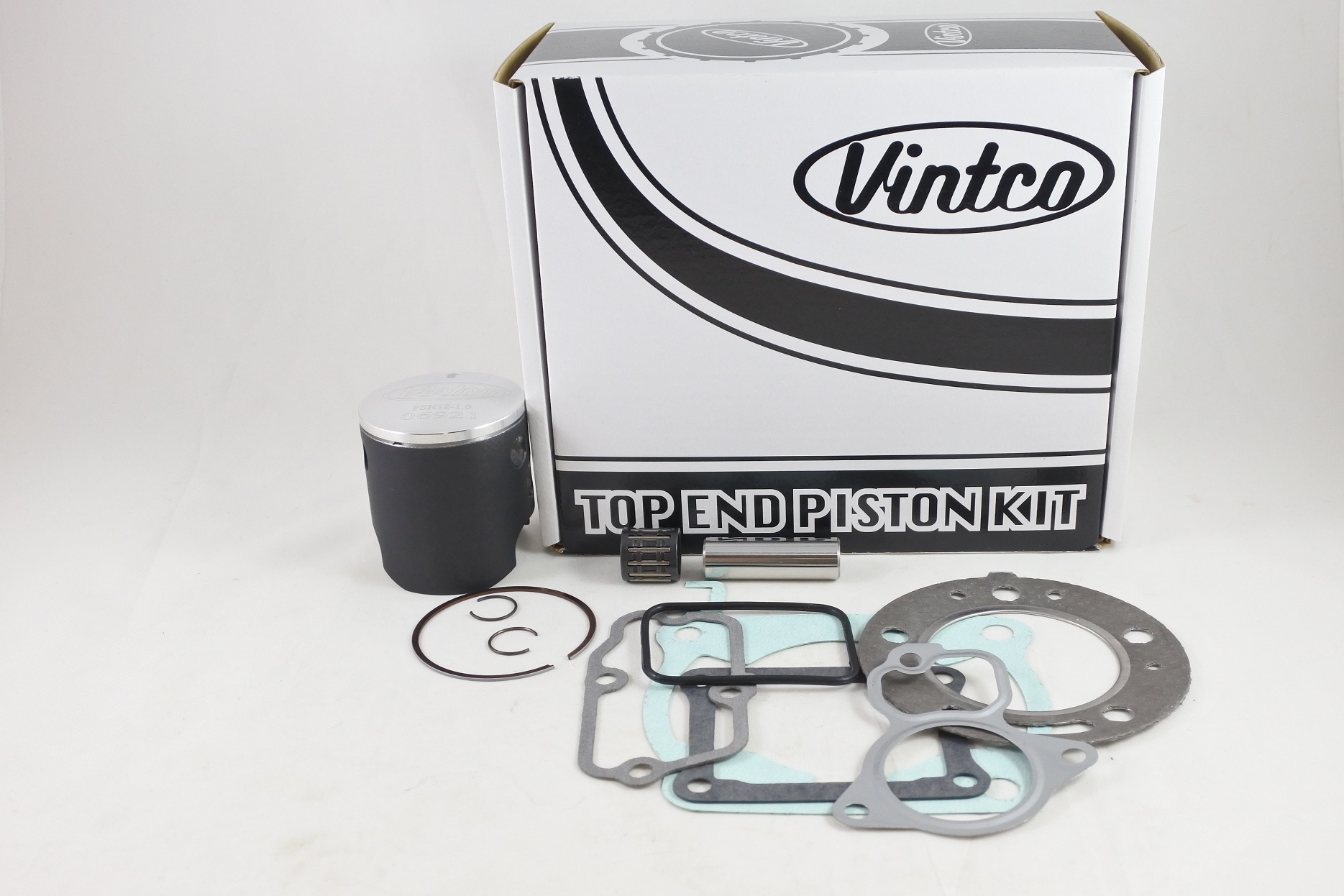 TOP END PISTON KIT 87-87 HONDA CR 125 55mm 1.0mm OVER VINTCO KTH18-1.0 thumbnail 2