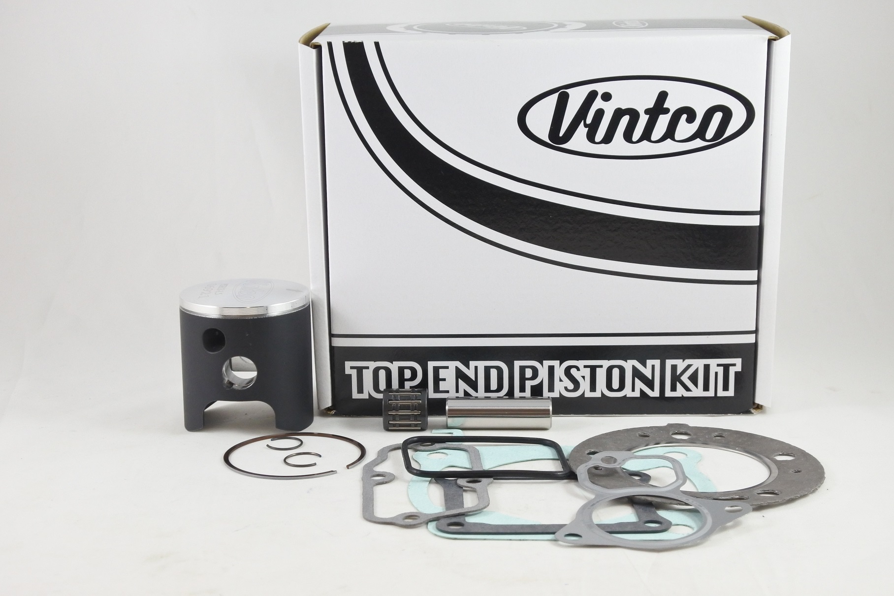 TOP END PISTON KIT 87-87 HONDA CR 125 55.5MM 1.5MM OVER VINTCO KTH18-1.5 image 1