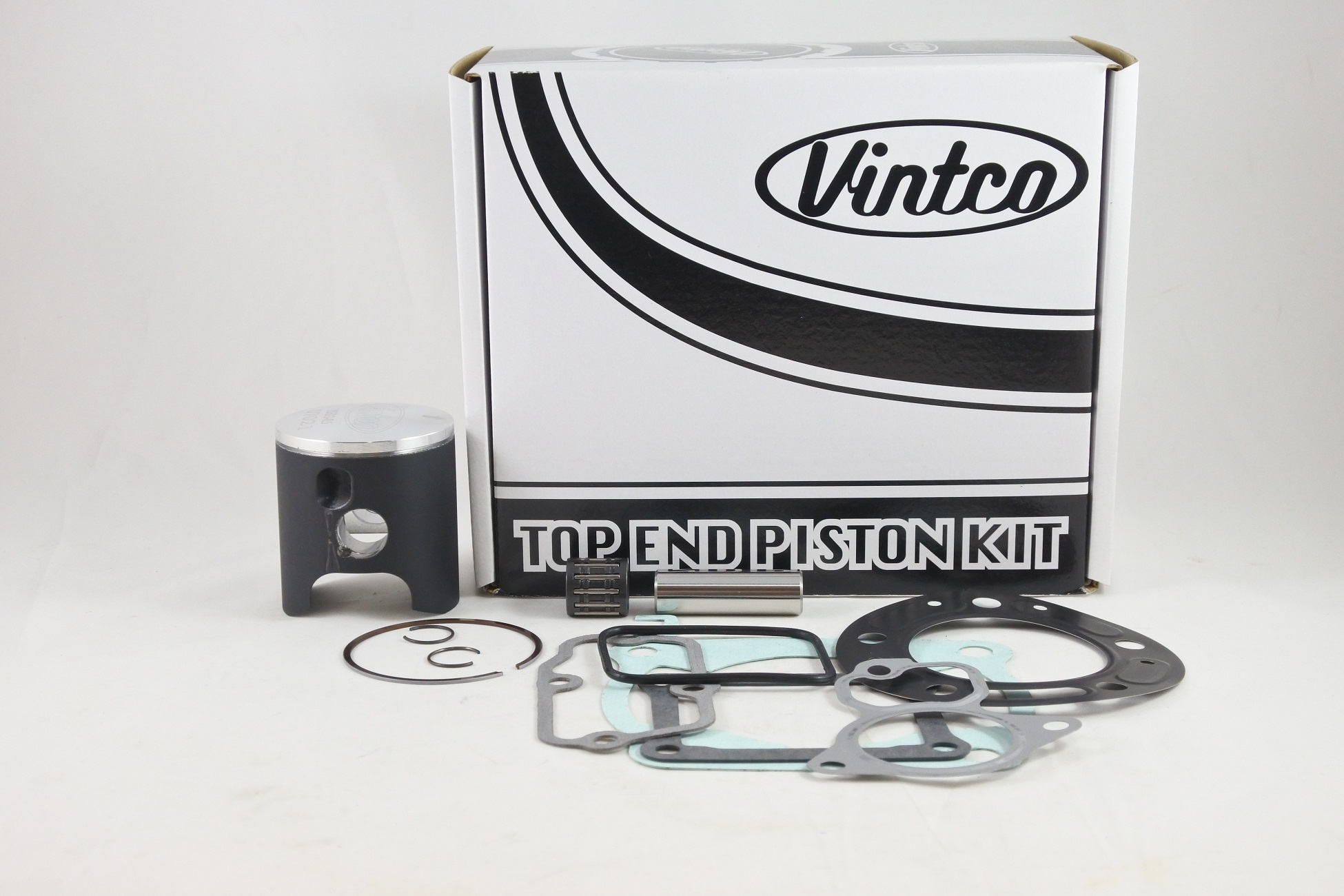 TOP END PISTON KIT 88-89 HONDA CR125 54.5mm 0.5mm OVER VINTCO KTH19-0.5 image 1