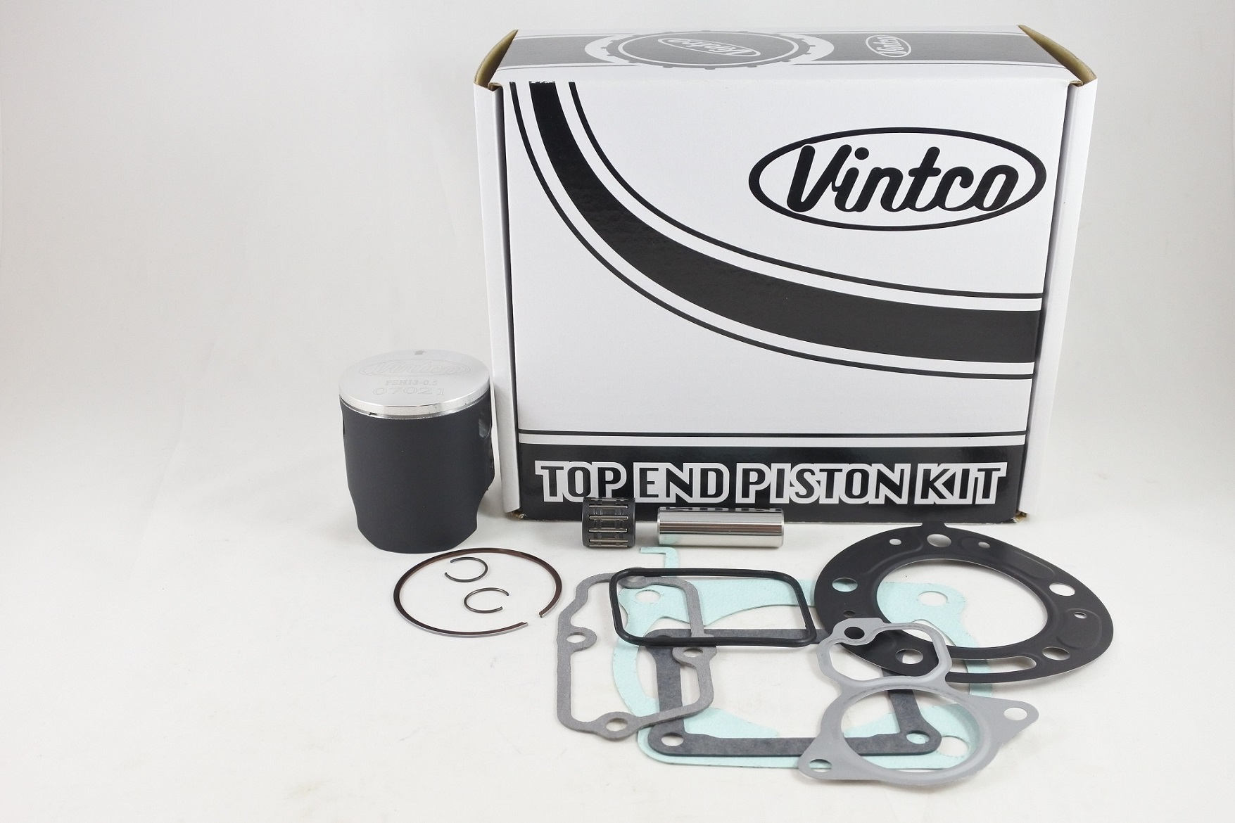 TOP END PISTON KIT 88-89 HONDA CR125 54.5mm 0.5mm OVER VINTCO KTH19-0.5 thumbnail 2