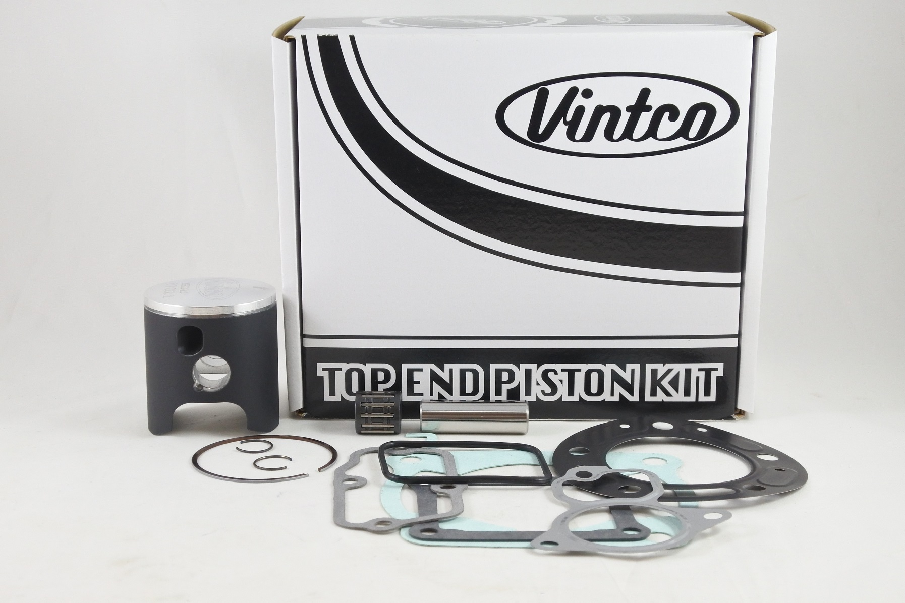 TOP END PISTON KIT 88-89 HONDA CR 125 55mm 1.0mm OVER VINTCO KTH19-1.0 image 1