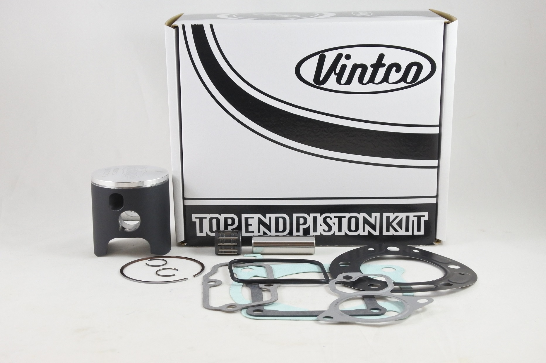 TOP END PISTON KIT 88-89 HONDA CR 125 55.5MM 1.5MM OVER VINTCO KTH19-1.5 image 1