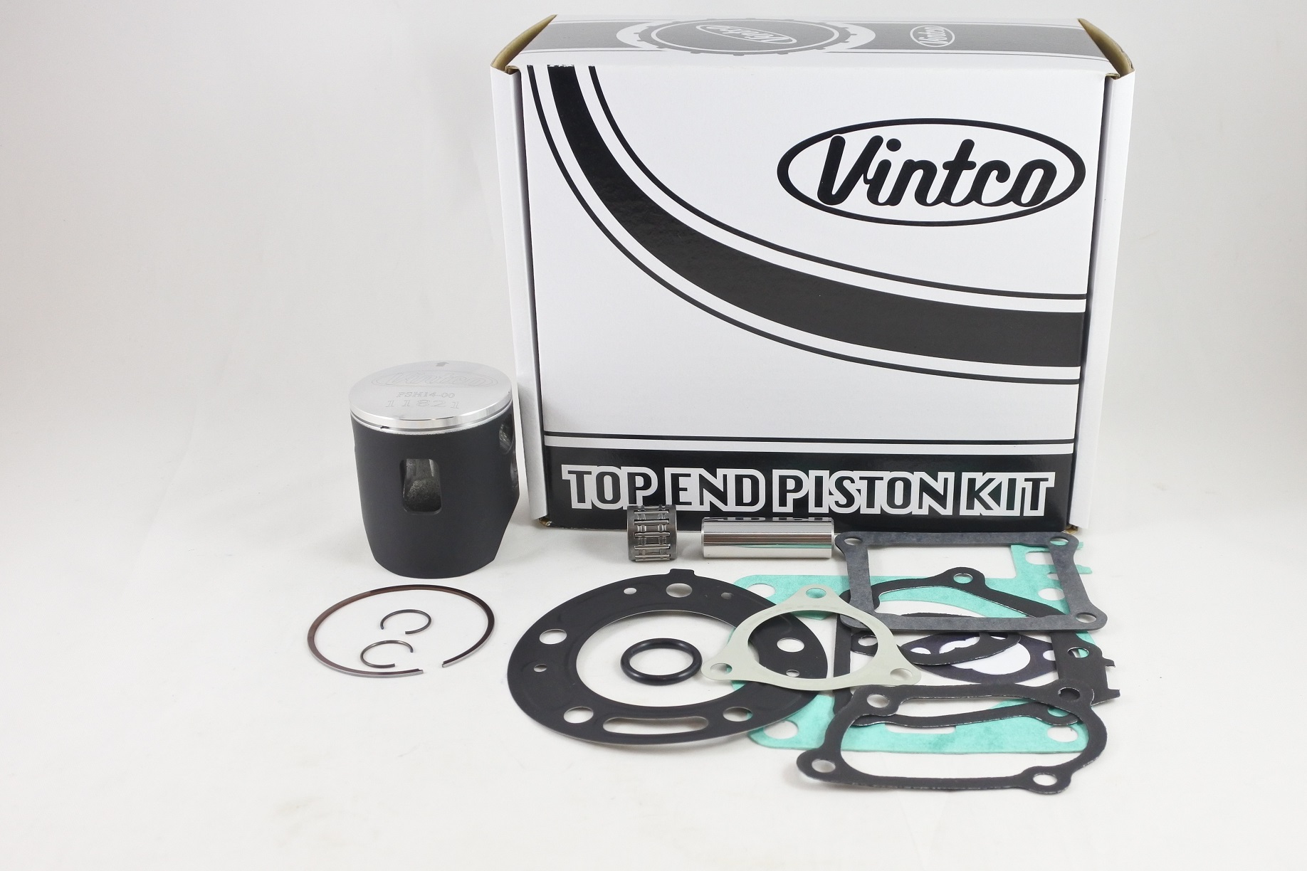 TOP END PISTON KIT 90-91 HONDA CR 125 54mm STANDARD VINTCO KTH20-00 thumbnail 2
