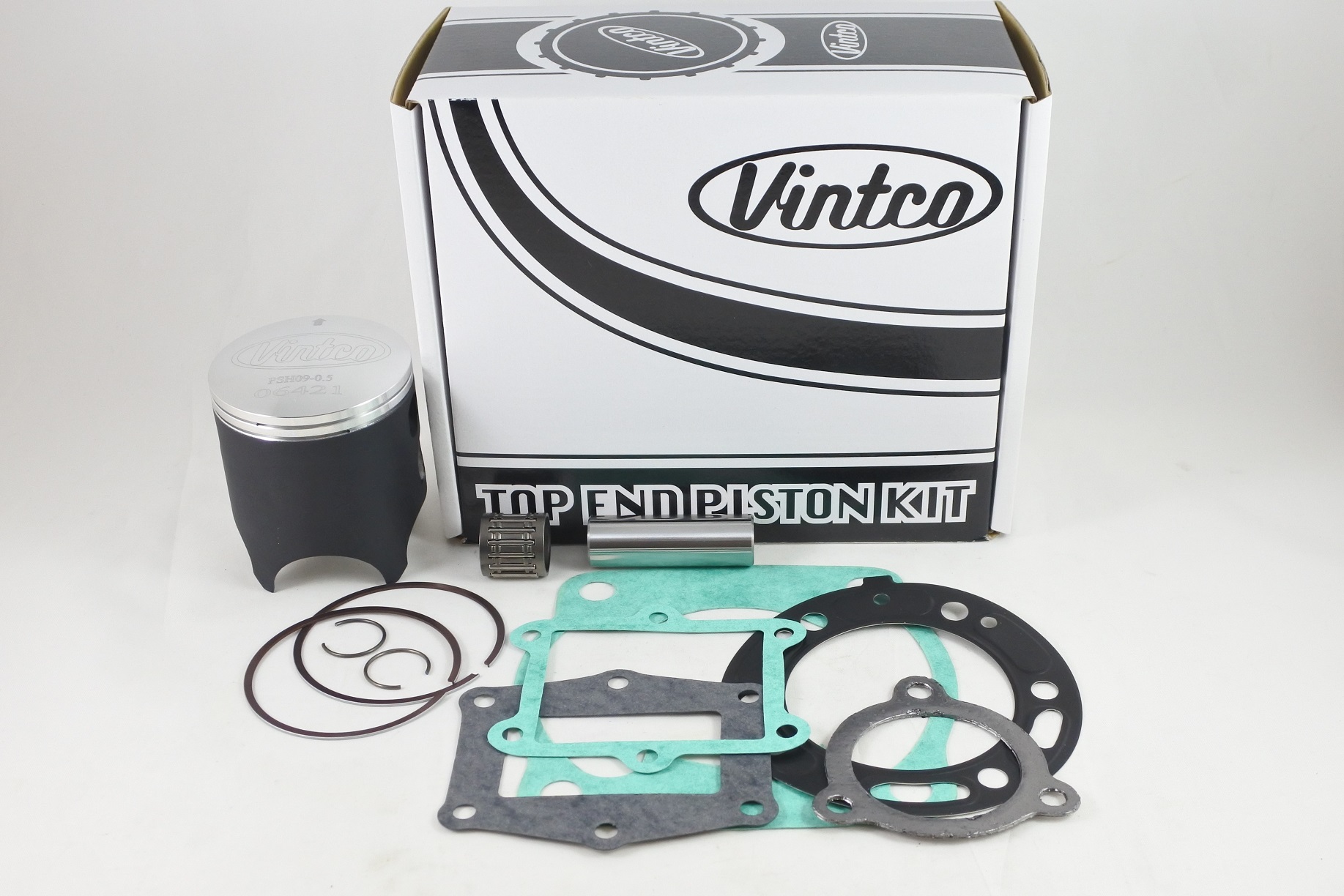 TOP END PISTON KIT 85-86 HONDA ATC R 250 66.5mm OVER VINTCO KTH22-0.5 thumbnail 2