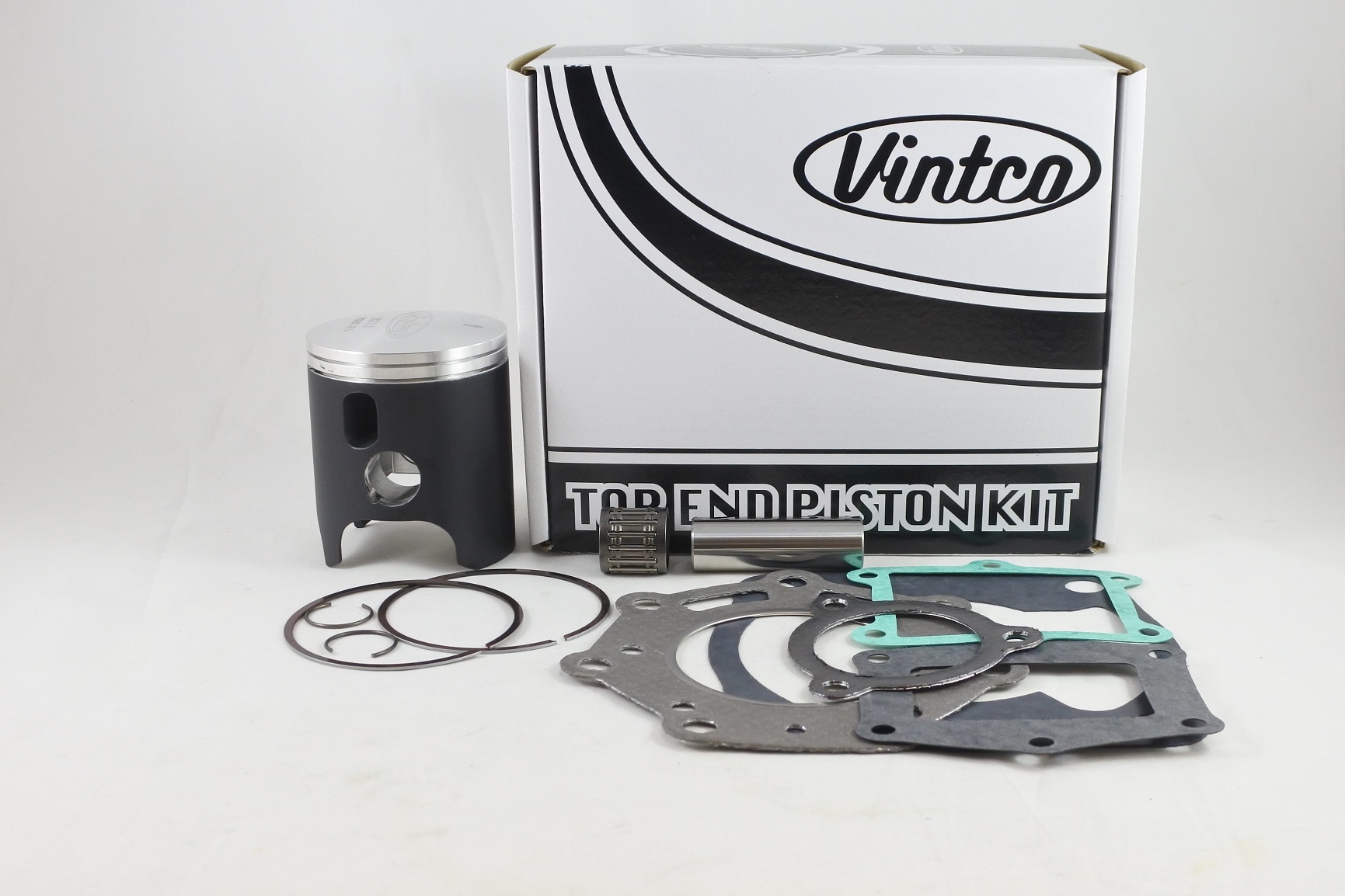 TOP END PISTON KIT 83-83 HONDA CR 250 66.5mm 0.5mm OVER VINTCO KTH23-0.5 image 1