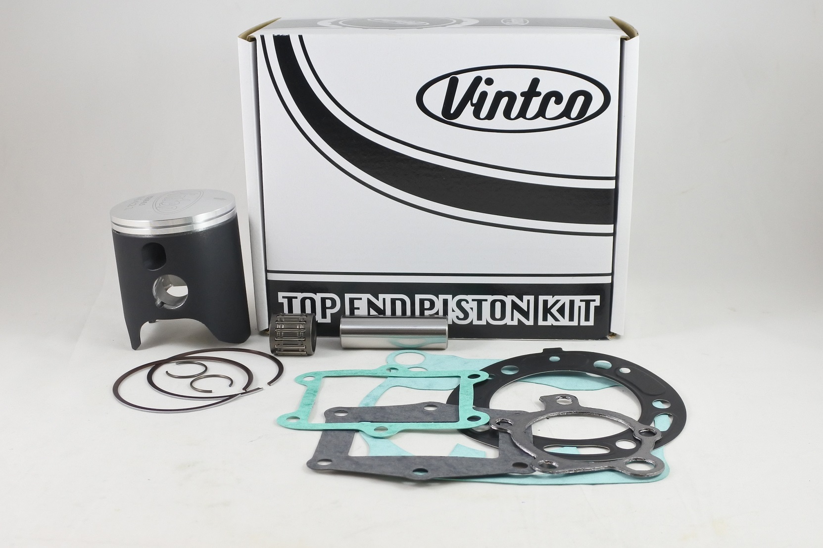 TOP END PISTON KIT 85-85 HONDA CR 250 66.5mm 0.5mm OVER VINTCO KTH25-0.5 image 1