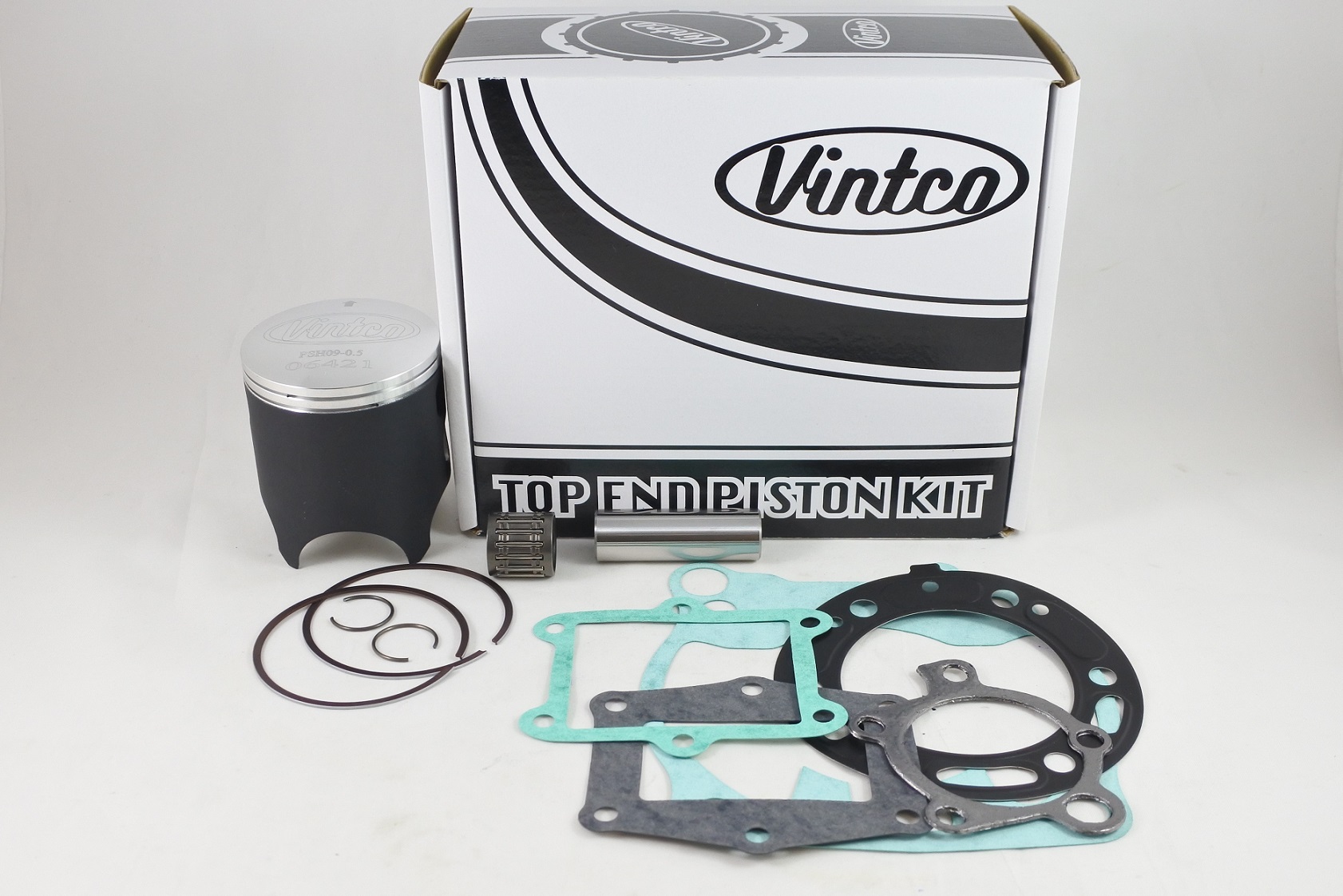 TOP END PISTON KIT 85-85 HONDA CR 250 66.5mm 0.5mm OVER VINTCO KTH25-0.5 thumbnail 2