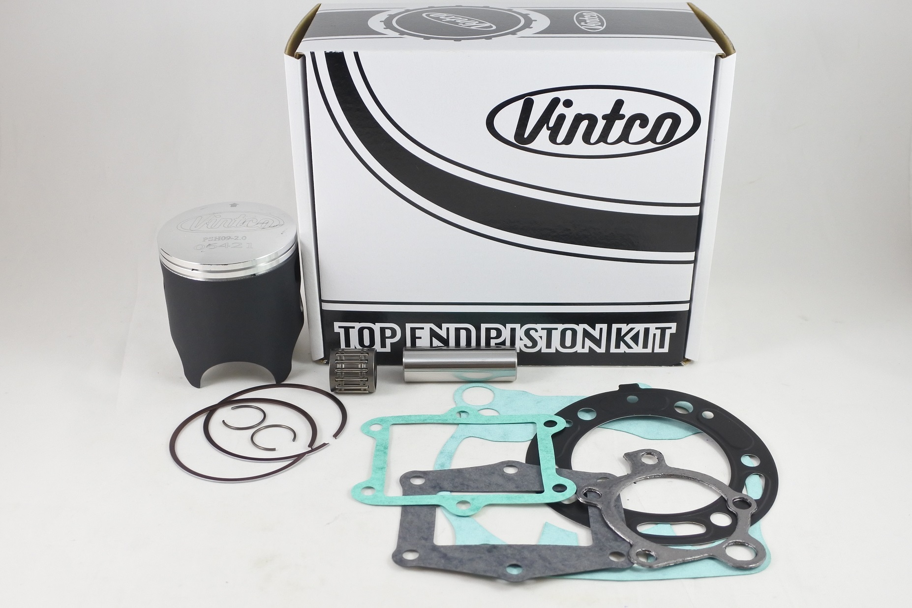TOP END PISTON KIT 85-85 HONDA CR 250 68.0mm 2.0mm OVER VINTCO KTH25-2.0 thumbnail 2