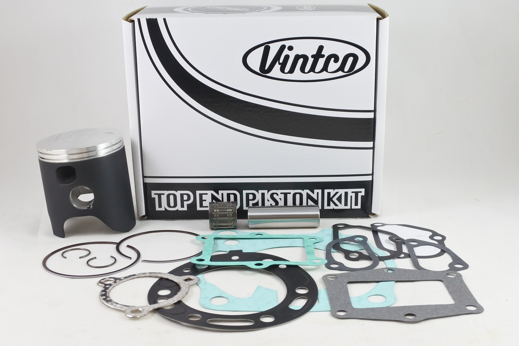TOP END PISTON KIT 86-88 HONDA CR 250 67mm +0.60mm OVER VINTCO KTH26-0.6 image 1