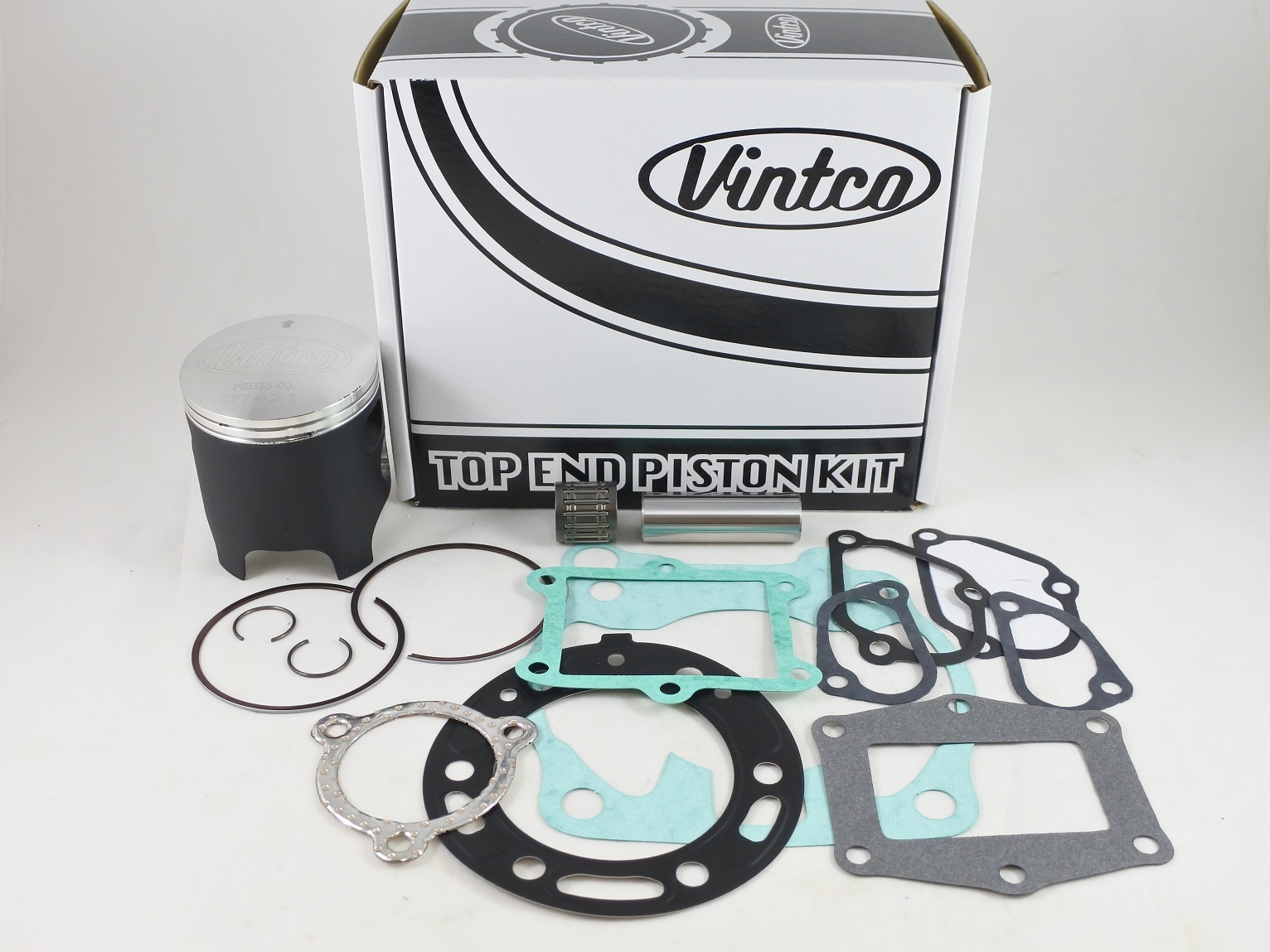TOP END PISTON KIT 86-88 HONDA CR 250 66.42mm STANDARD VINTCO KTH26-00 thumbnail 2