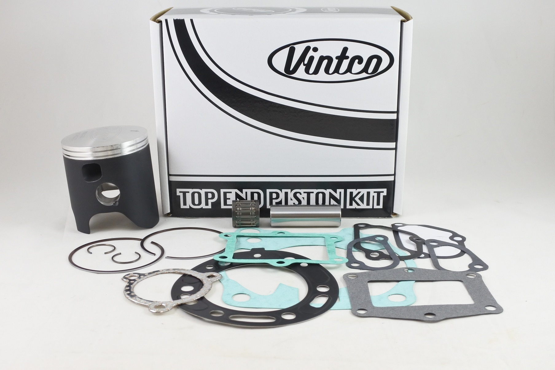 TOP END PISTON KIT 86-88 HONDA CR 250 68.5mm 2.1mm OVER VINTCO KTH26-2.1 image 1