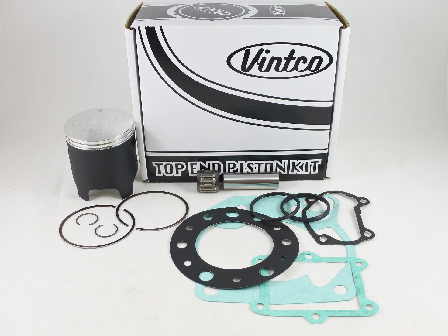 TOP END PISTON KIT 92-96 HONDA CR 250 66.42mm STANDARD VINTCO KTH27-00 thumbnail 2