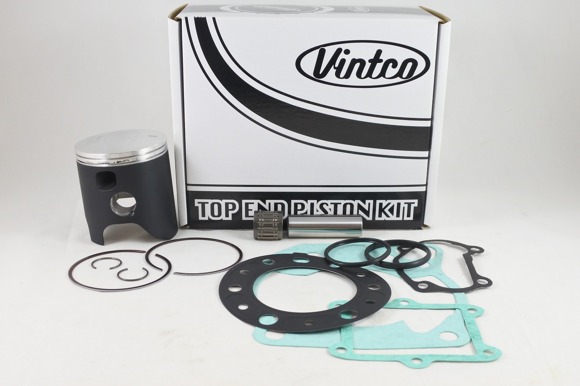 TOP END PISTON KIT 92-96 HONDA CR 250 68mm +1.6mm OVER VINTCO KTH27-1.6 image 1