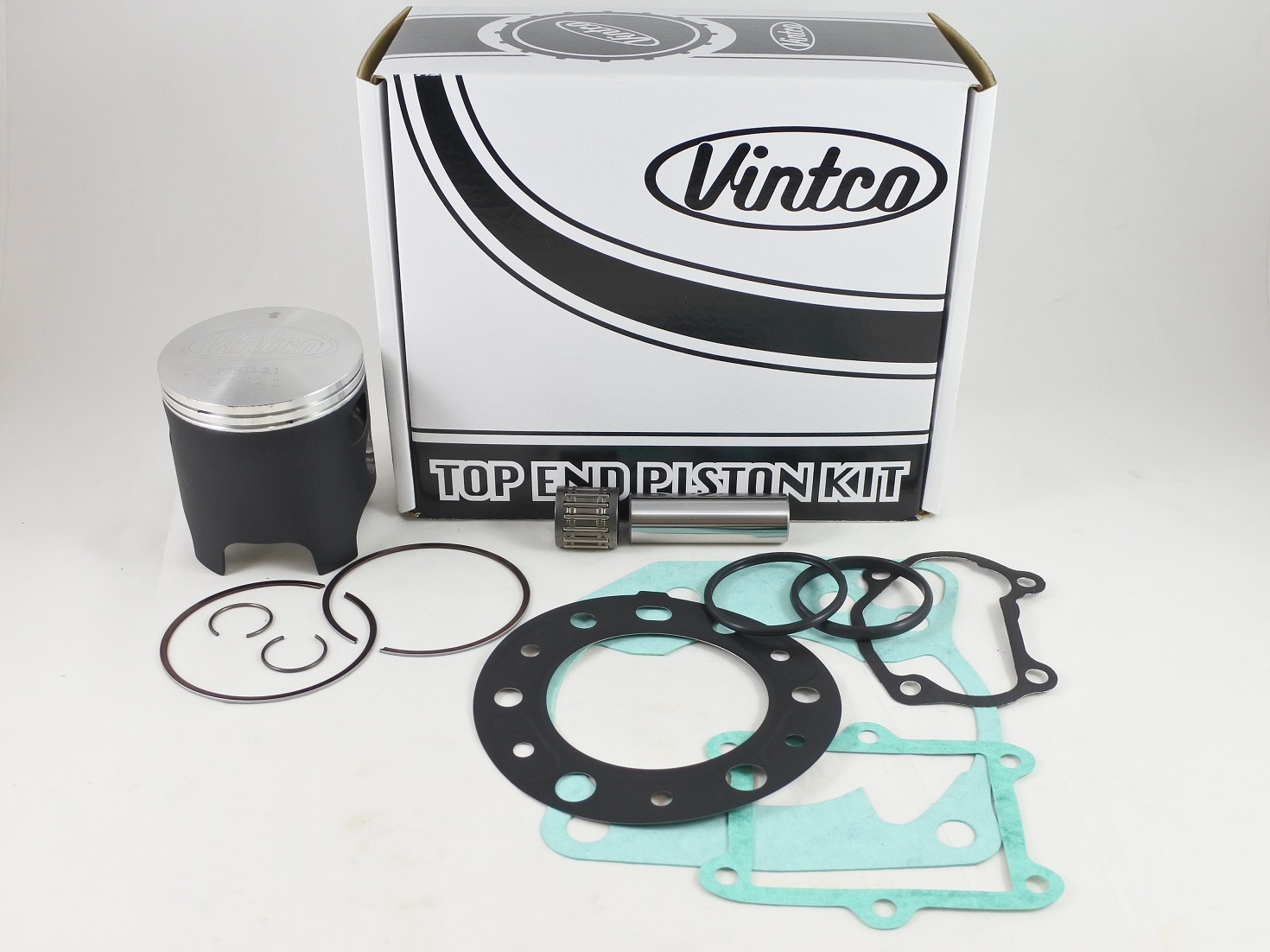 TOP END PISTON KIT 92-96 HONDA CR 250 68.5mm 2.1mm OVER VINTCO KTH27-2.1 thumbnail 2