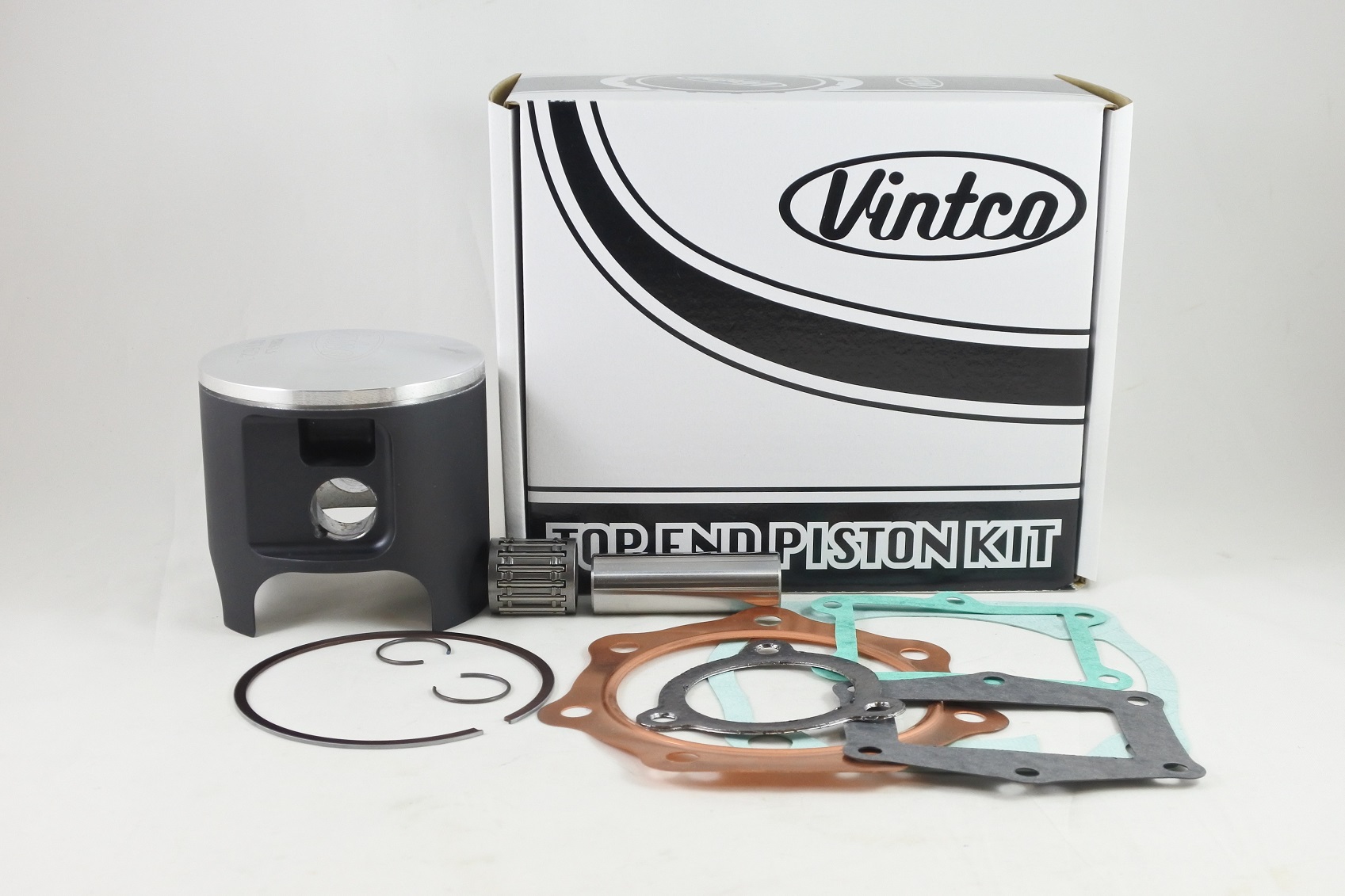 TOP END PISTON KIT 82-83 HONDA CR 480 90.5mm +1.5mm OVER VINTCO KTH28-1.5 image 1