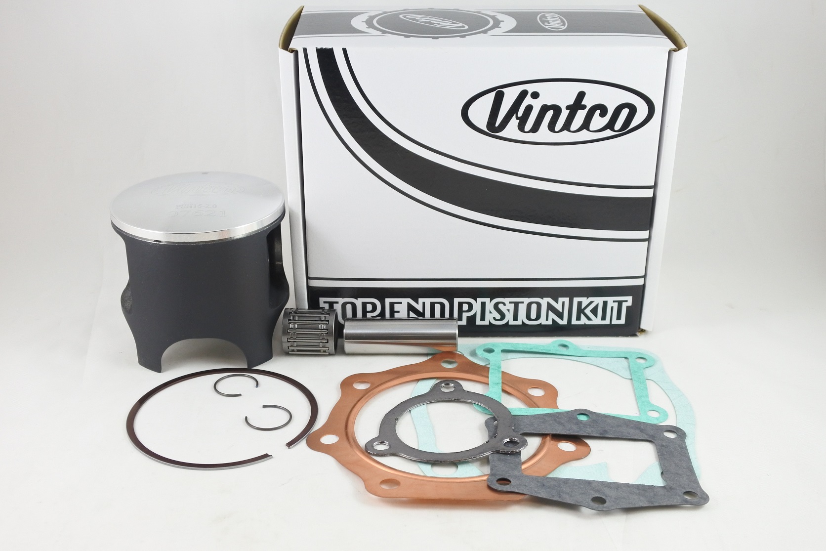 TOP END PISTON KIT 82-83 HONDA CR 480 91.0mm 2.0mm OVER VINTCO KTH28-2.0 thumbnail 2