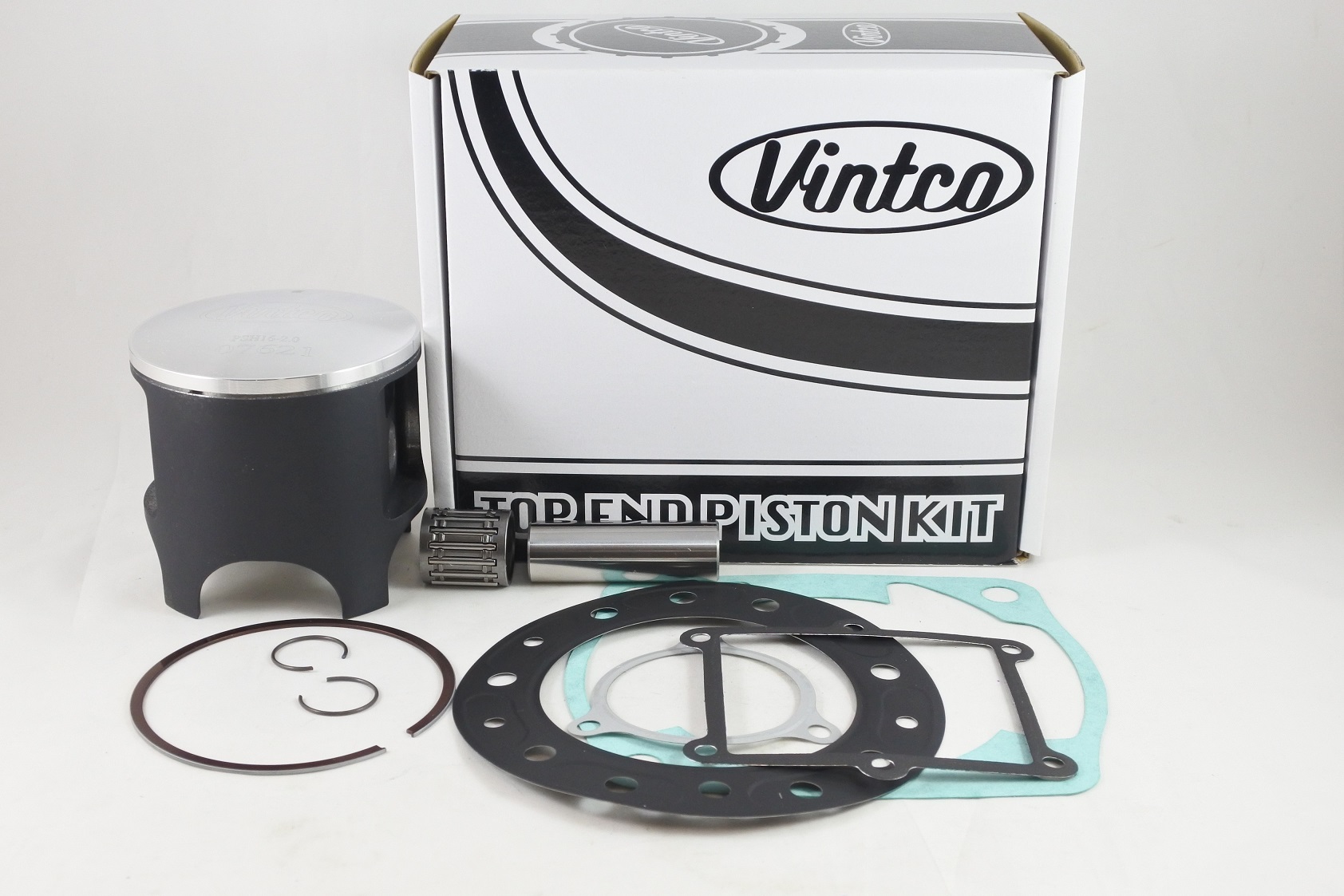 TOP END PISTON KIT 92-93 HONDA CR 500 91.0mm 2.0mm OVER VINTCO KTH32-2.0 thumbnail 2