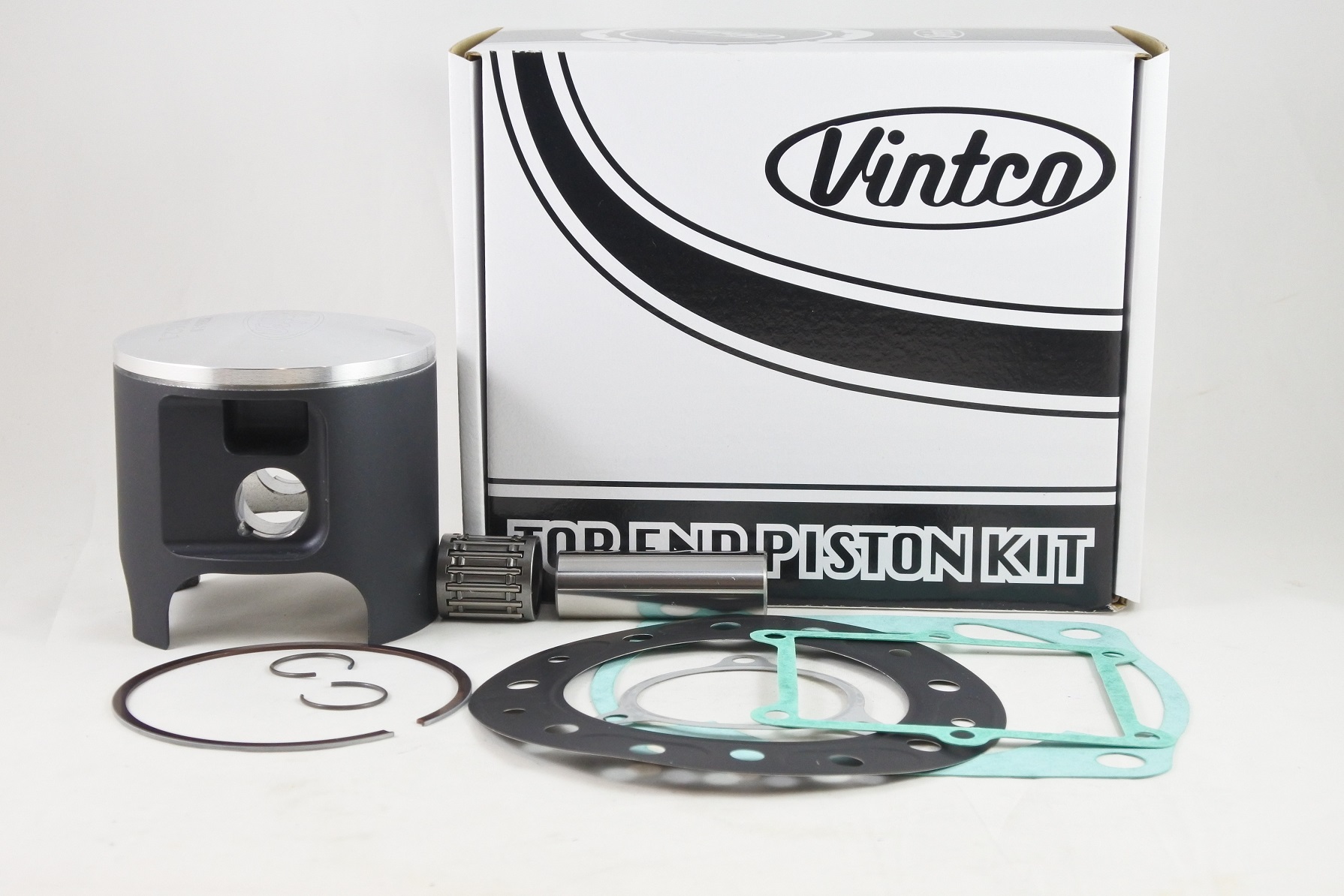 TOP END PISTON KIT 94-01 HONDA CR 500 91.0mm 2.0mm OVER VINTCO KTH33-2.0 image 1