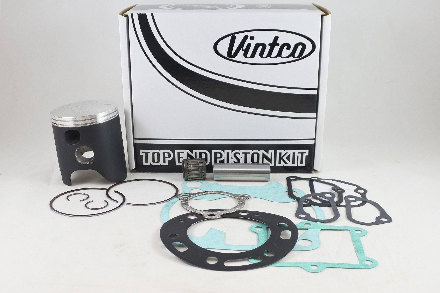TOP END PISTON KIT 89-91 HONDA CR 250 67mm 0.6mm OVER VINTCO KTH34-0.6 image 1