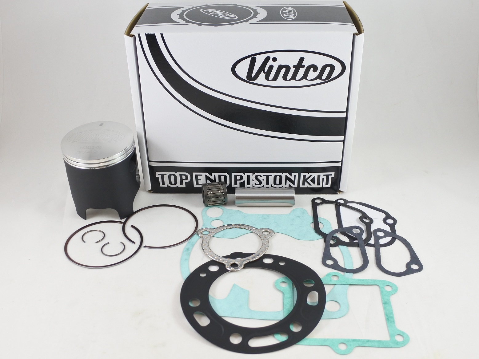 TOP END PISTON KIT 89-91 HONDA CR 250 66.5mm STANDARD VINTCO KTH34-00 thumbnail 2