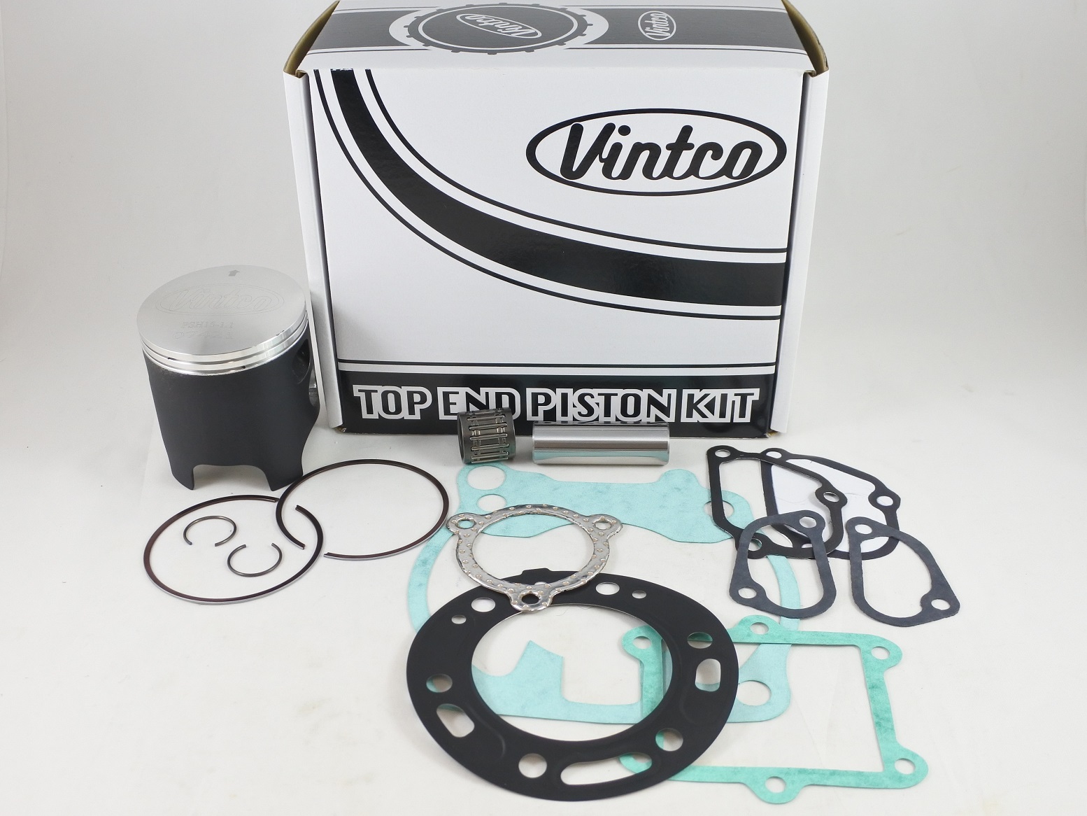 TOP END PISTON KIT 89-91 HONDA CR 250 67.5MM 1.1MM OVER VINTCO KTH34-1.1 thumbnail 2